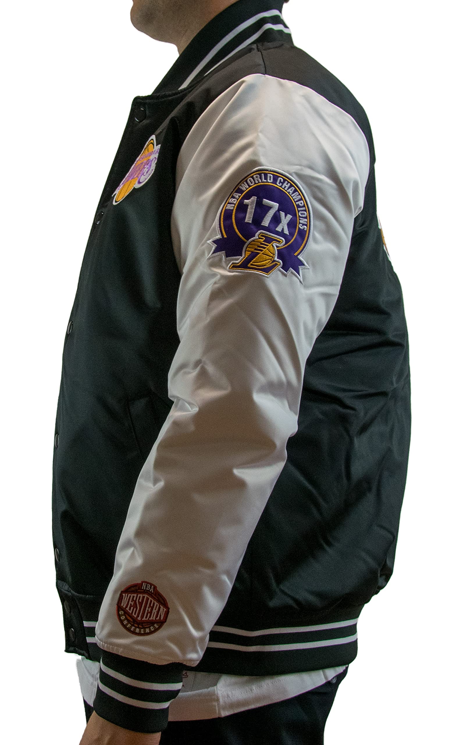 Mitchell & Ness M&N Varsity Satin Veste - NBA Toronto Raptors