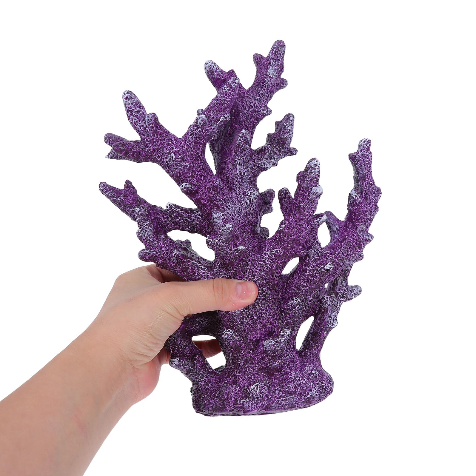Symulowany Posąg Koralowca Wystrój Zbiornika z Rafą Koralową Wystrój Sztucznej Rafy Aquarium Coral Reef Rośliny Akwariowe Ozdoby Zbiorników Rafowych Sztuczny Koral Purple