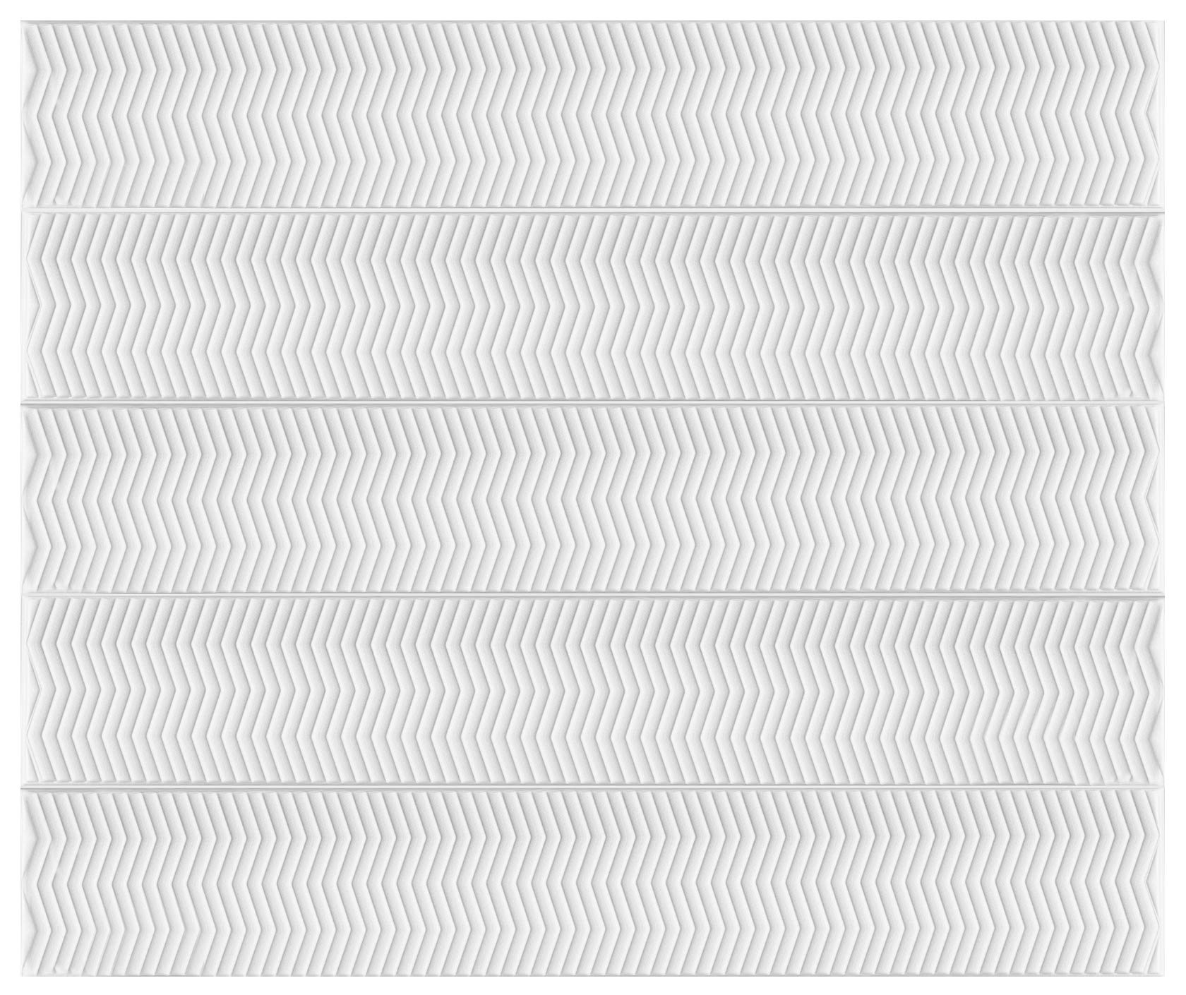 HEXIM Plafondpanelen van XPS 100 x 16,7 cm - Moderne plafondbekleding van piepschuim kunststof (20 vierkante meter P-100.W) plafondpanelen geschikt voor vochtige ruimtes