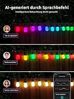 Lepro ZB1 WiFi LED Fényfüzér 15m RGB Meleg Fehér Okos Izzók Alexa Google 6