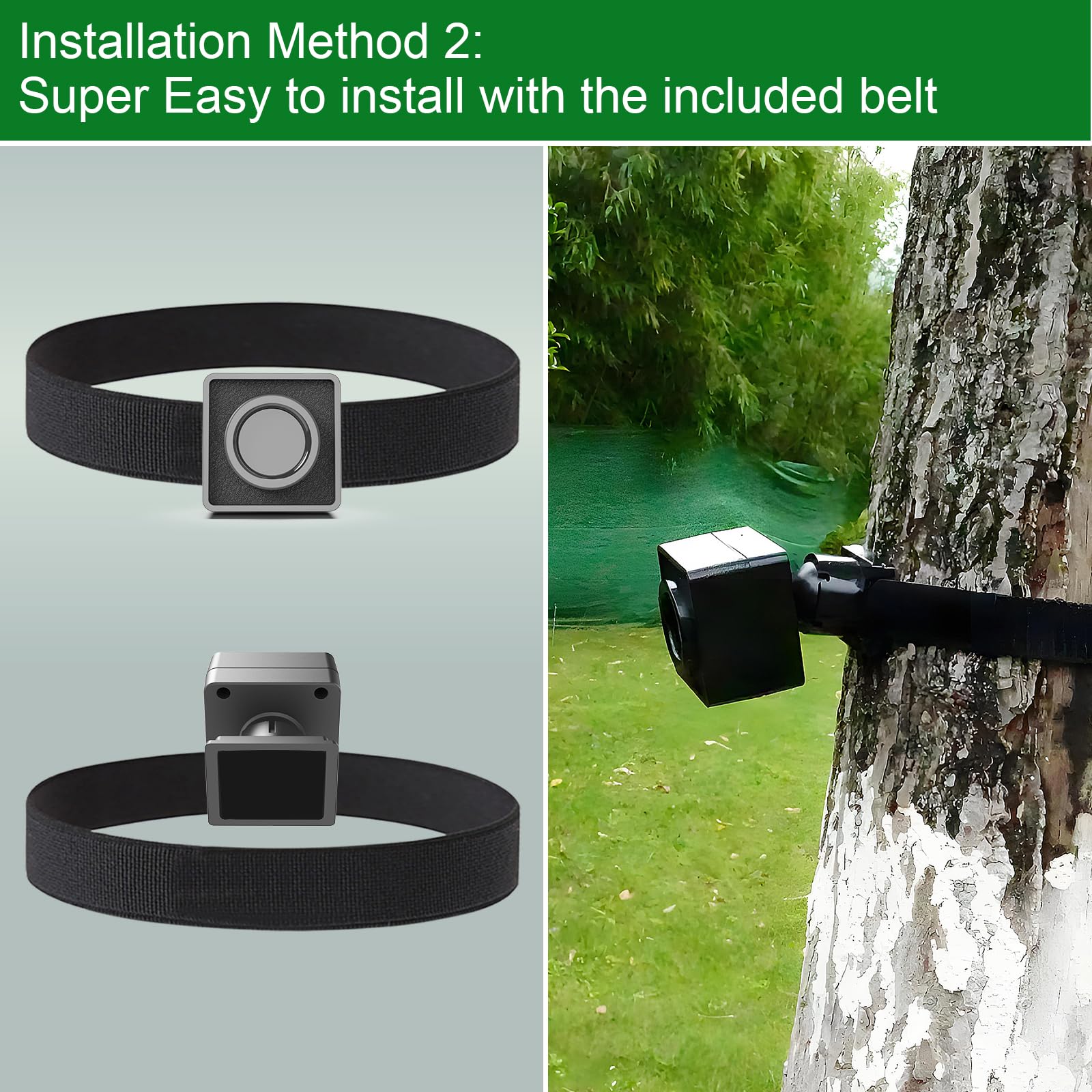 Sistema di allarme perimetrale esterno portatile - 2 ricevitori+4 sensori | Sensore di movimento wireless impermeabile da 1/4 miglio e rilevatore di sicurezza personale per camper Aler