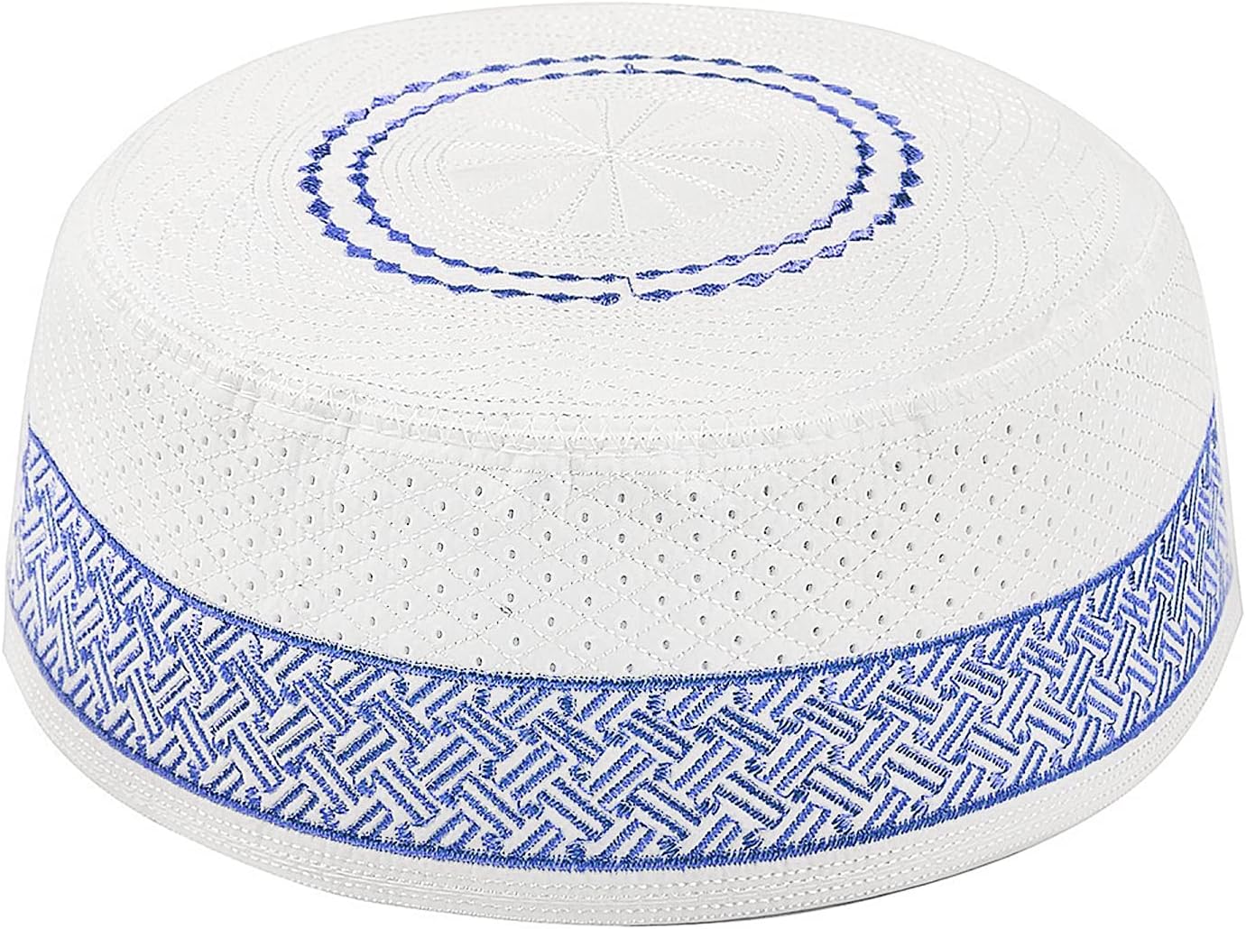 Men Muslim Prayer Kufi Hat Prayer Headwear Cap Islamic Beanie Skull Cap Embroidery Kofia Topi Sun Hat