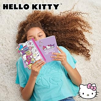 Hello Kitty & Friends Café Stationery Set, 22-Piece Cute School Supplies, Sanrio Accessories, Includes Notebook, Squishy Stickers, Pens, Kawaii Stationery