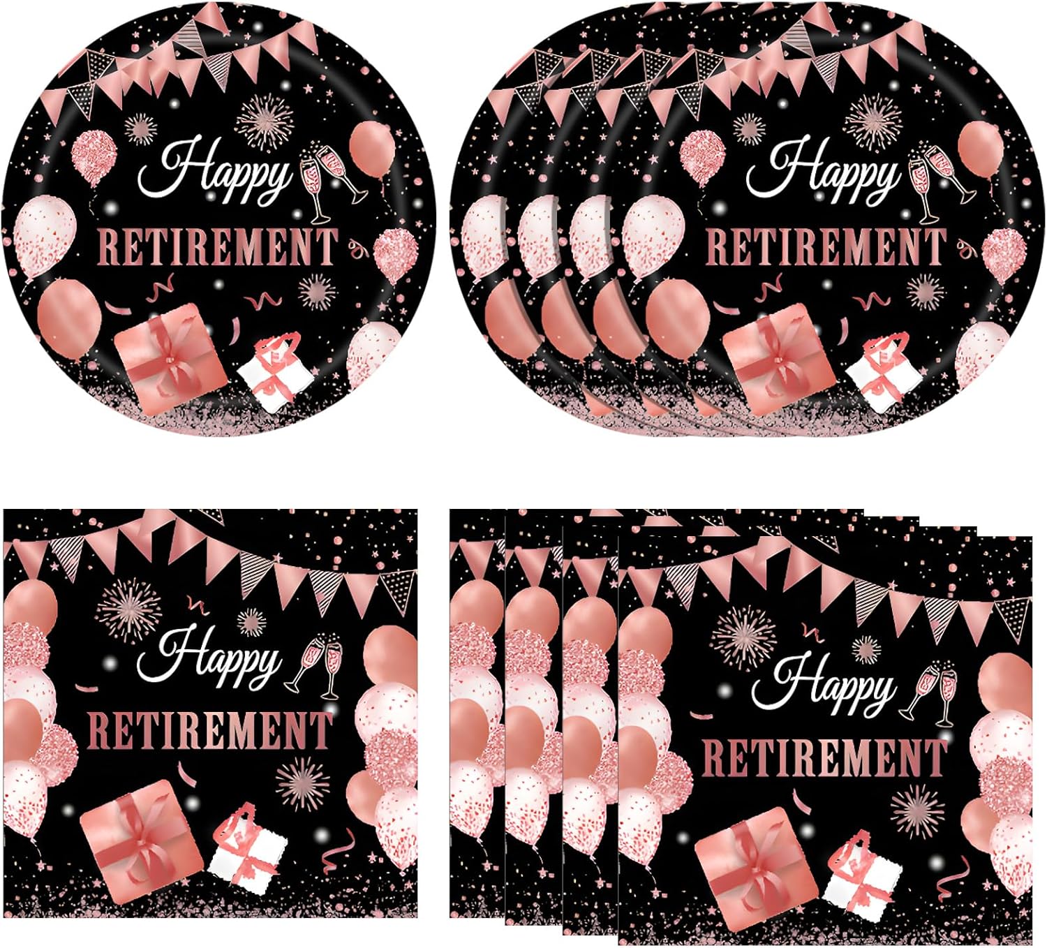 Retirement Decorations For Women Retirement Plates and