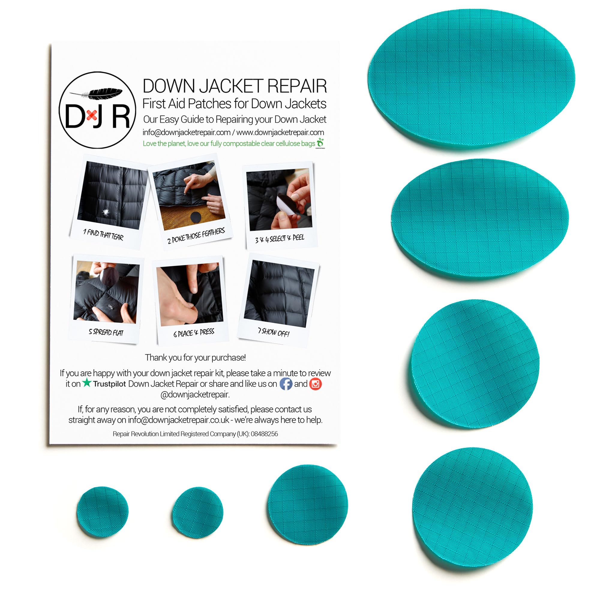 Patchs De Réparaton Pour Doudounes, Manteaux Matelassés, Auto-adhésfs