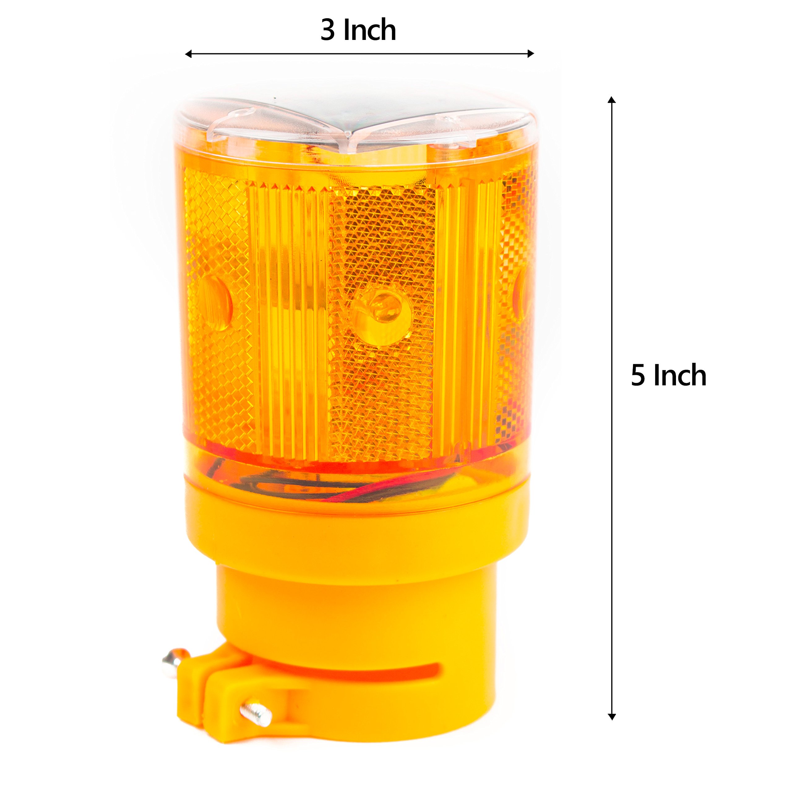 RK Safety WLIGHTST Solar Powered Emergency LED Strobe Lamp Lights