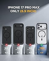 Vista 179 de Miracase Funda magnética para iPhone 14 de 6.1 pulgadas, protector de pantalla de vidrio templado integrado + protector de lente, compatible