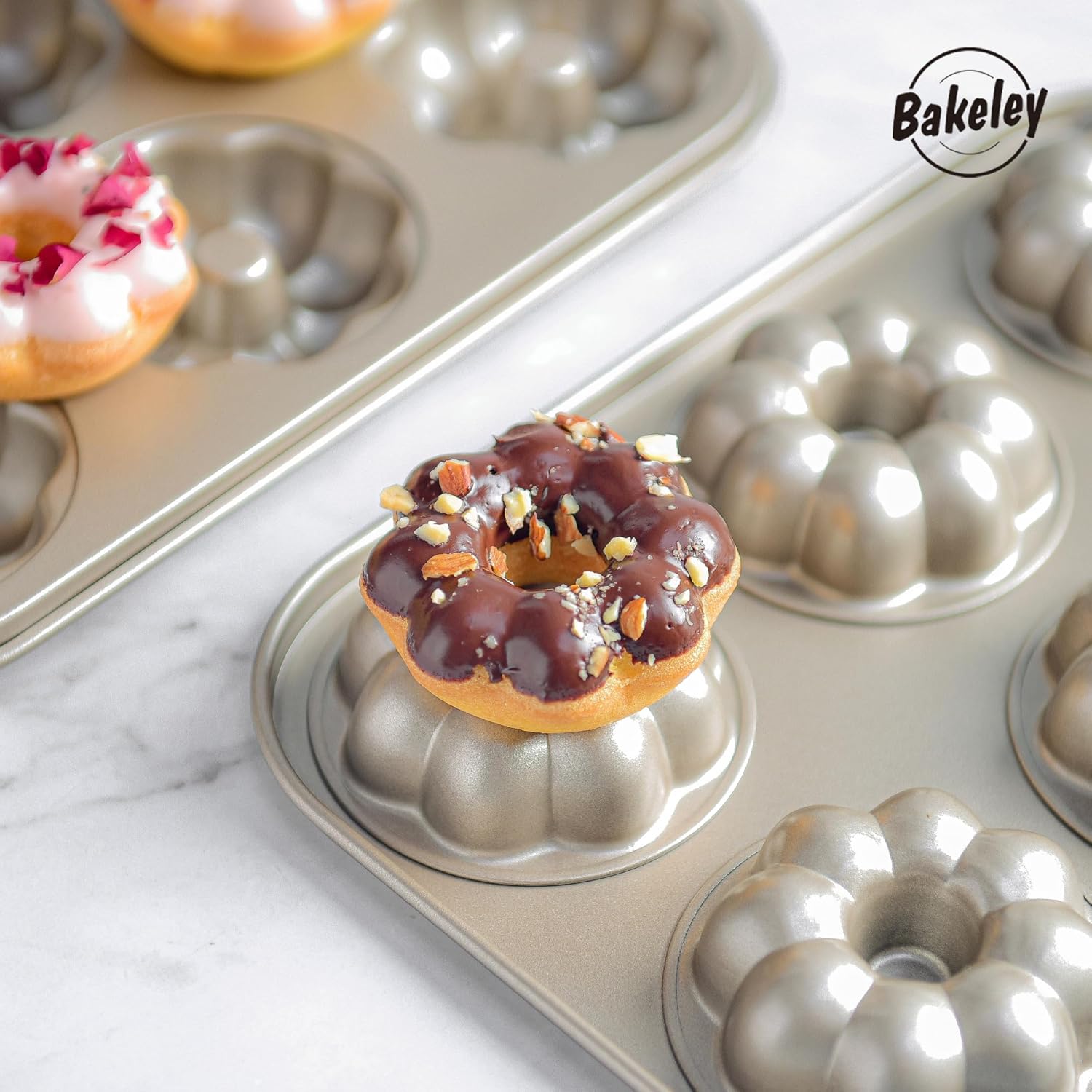 Chocolate Donuts Cake Donut Pan Donut Stick Pan 2Pcs Heart Shaped