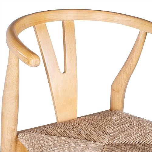 Miniatura 8 de Boraam Sillas de comedor Wishbone - Juego de 2 - Acabado natural