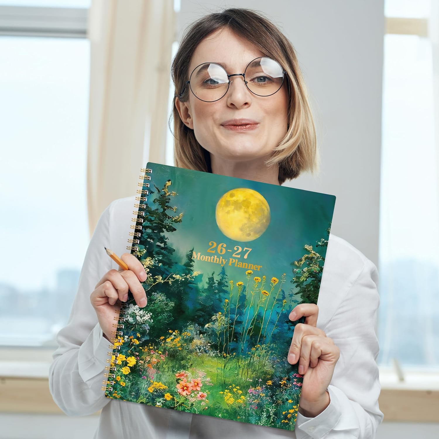 2026-2027 Monthly Planner - 2026-2027 Planner, Jan. 2026 - Dec. 2027, Monthly Planners 2026 with Tabs, 9" x 11", Twin-wire Binding, Back Pocket, Note Pages - Image 9