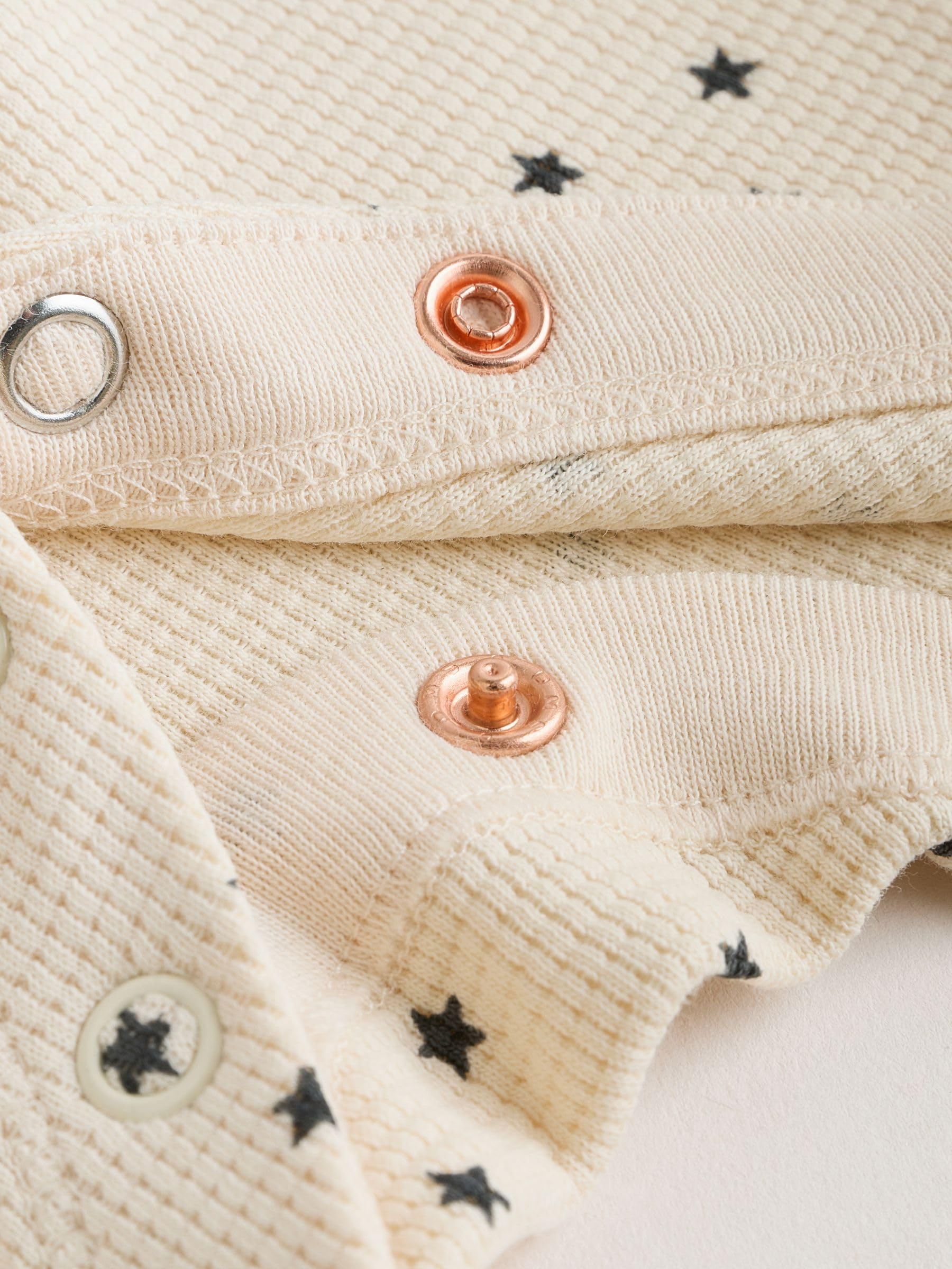 NEXT Bambini Confezione da 3 Tutine Bebè | Neonato, Standard, Mid Rise, Button