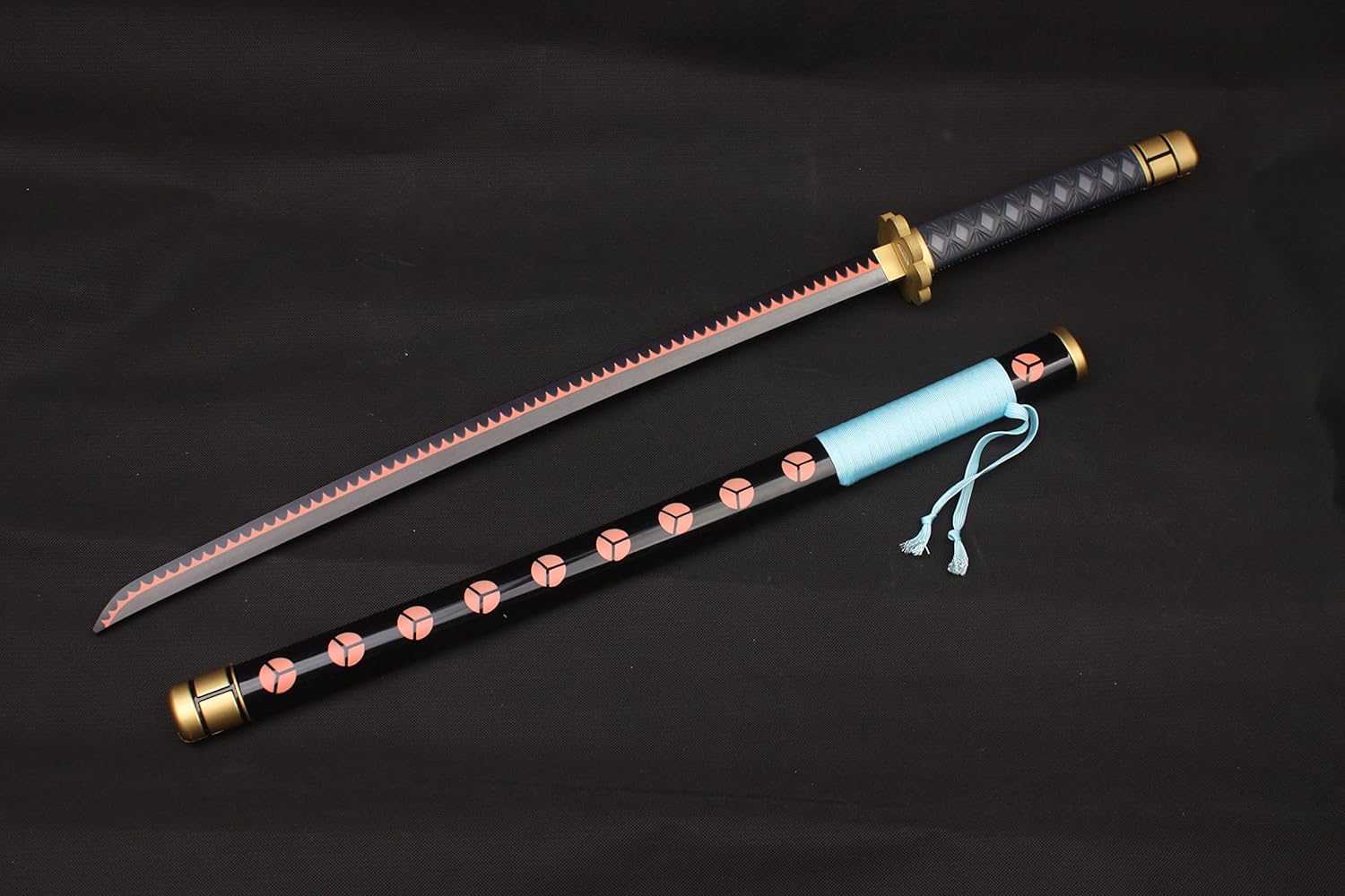 Officially Licensed One Piece Fantasy High Density Foam Sword. Zoro and Law Foam Swords. for Collection and Cosplay. Licensed by TOEI