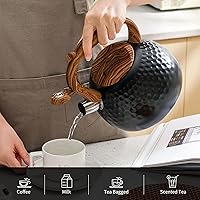 Vista 6 de Juego de tetera y salero y pimentero de 3 cuartos de galón