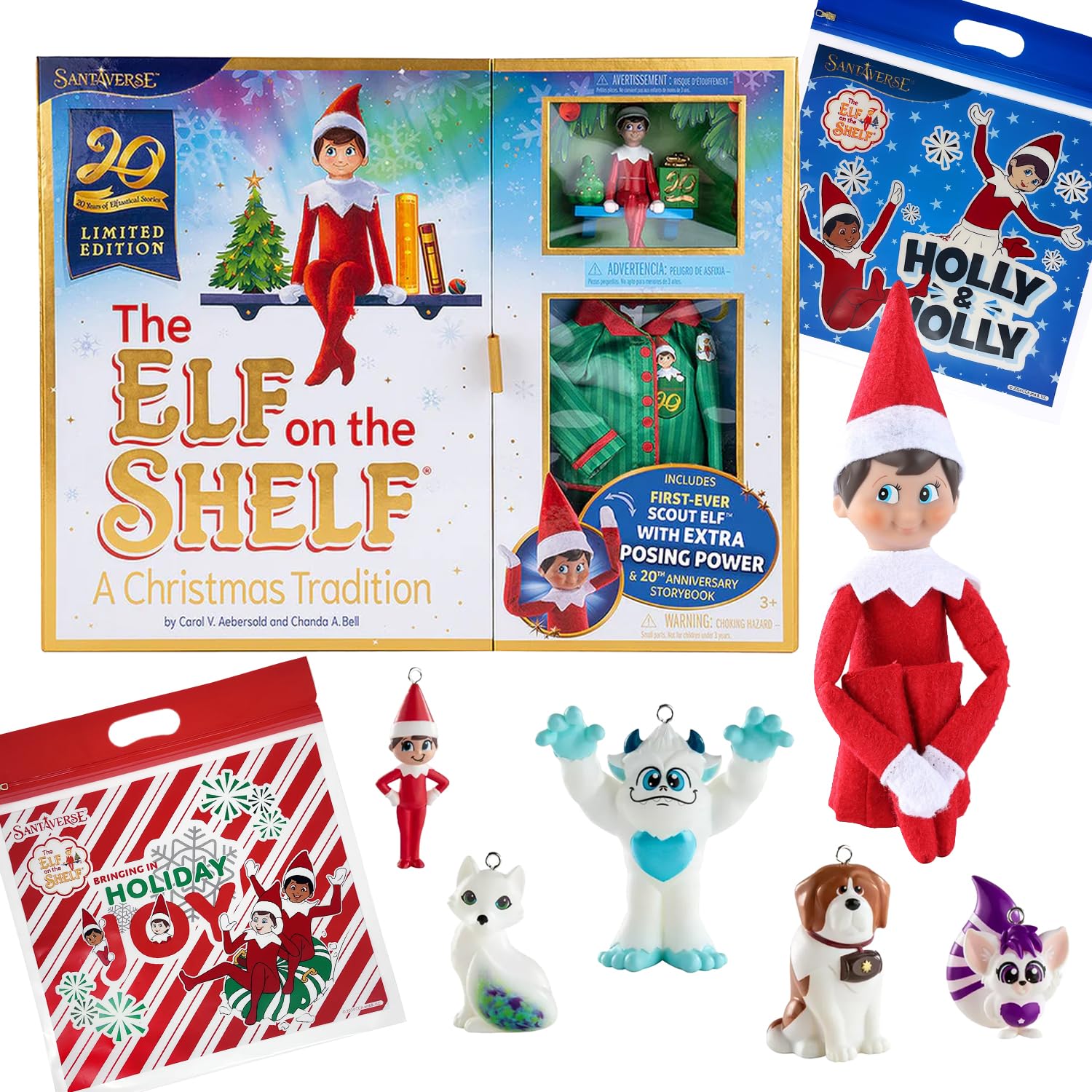 Amazon.com: The Elf on the Shelf 20th Anniversary Bundle: Scout