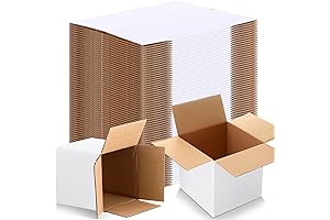 100 Pack 4 x 4 x 4 Inch Shipping Boxes