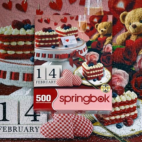 Miniatura 2 de Springbok Rompecabezas de 500 piezas para el día de San Valentín para adultos y familias, gran actividad nocturna de juego familiar, piezas únicas