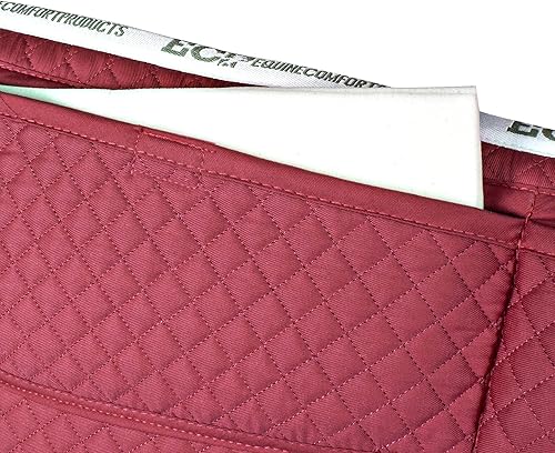 Miniatura 7 de ECP - Almohadilla para silla de montar con soporte de corrección contorneado terapéutico acolchado con diamante multiuso con espuma viscoelástica