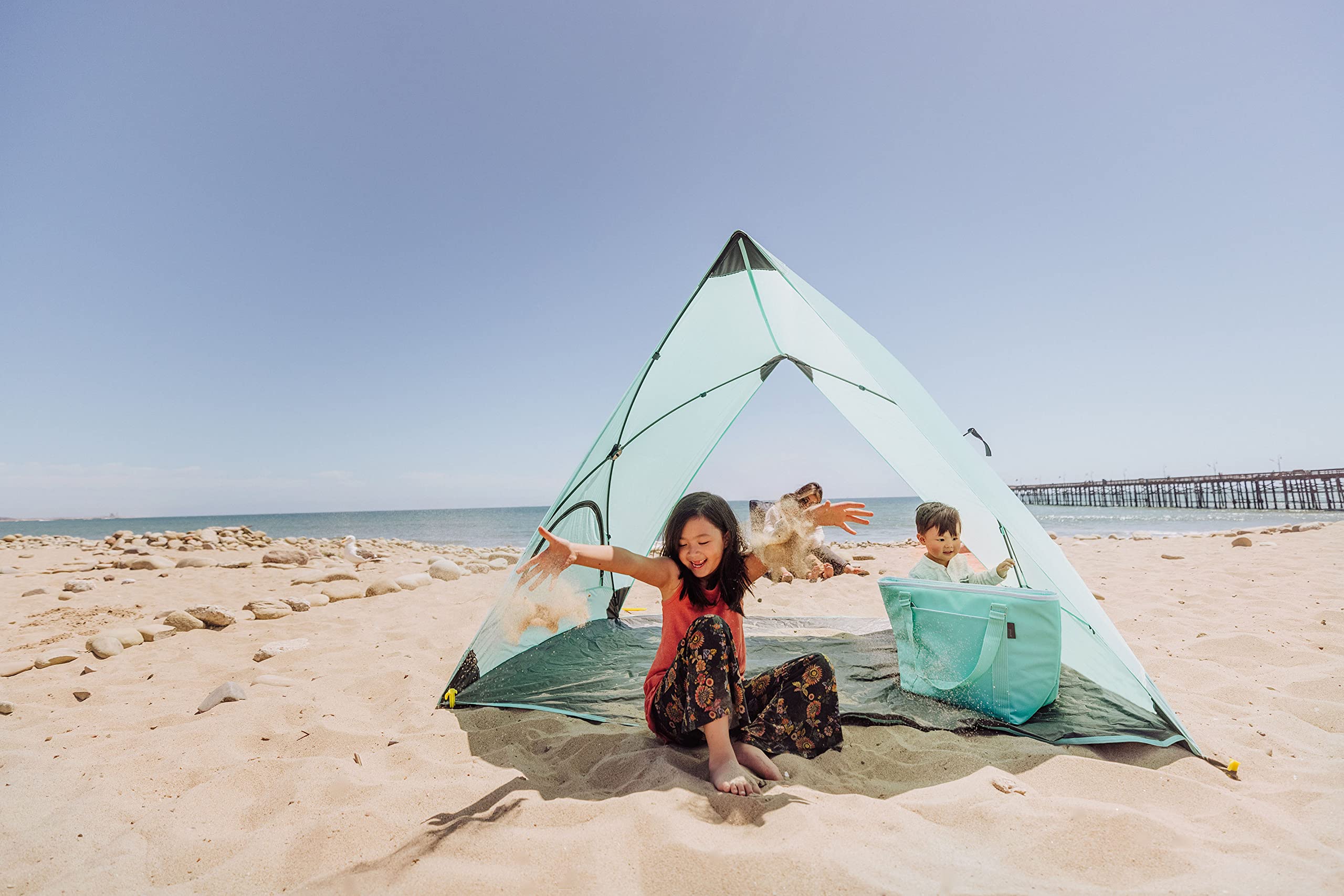 Amazon.com: Picnic TIME Pismo A-Frame Beach Tent, Fully-Assembled