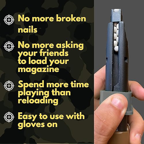 Miniatura 3 de Cargador de velocidad Airsoft para cargadores de pistola Recarga rápida y fácil