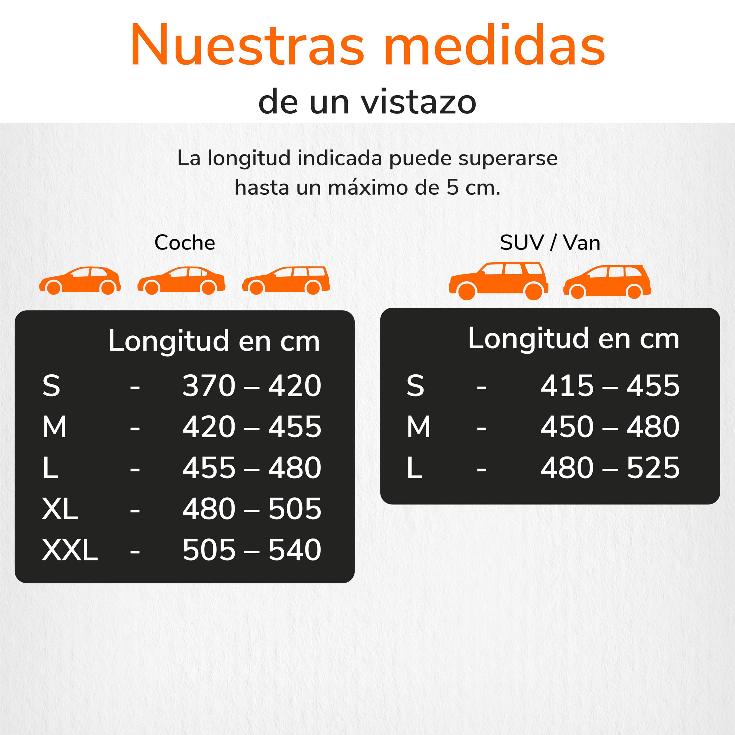 Upgrade4cars Funda Coche Interior Elastica | Cubierta Elástica de Tela para Auto en Negro | Tamaño SUV - M (450-480 cm)