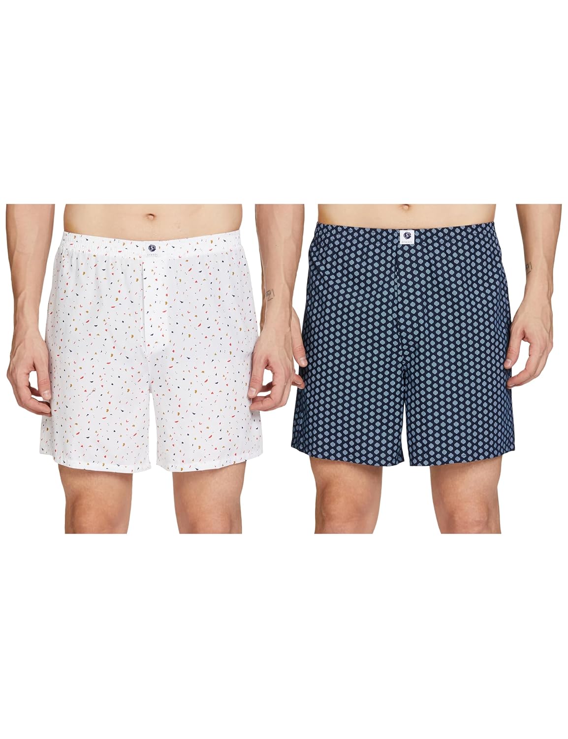 Amazon Brand – Symbol Men’s Cotton Regular Printed Boxer Shorts (Color & Print May Vary)