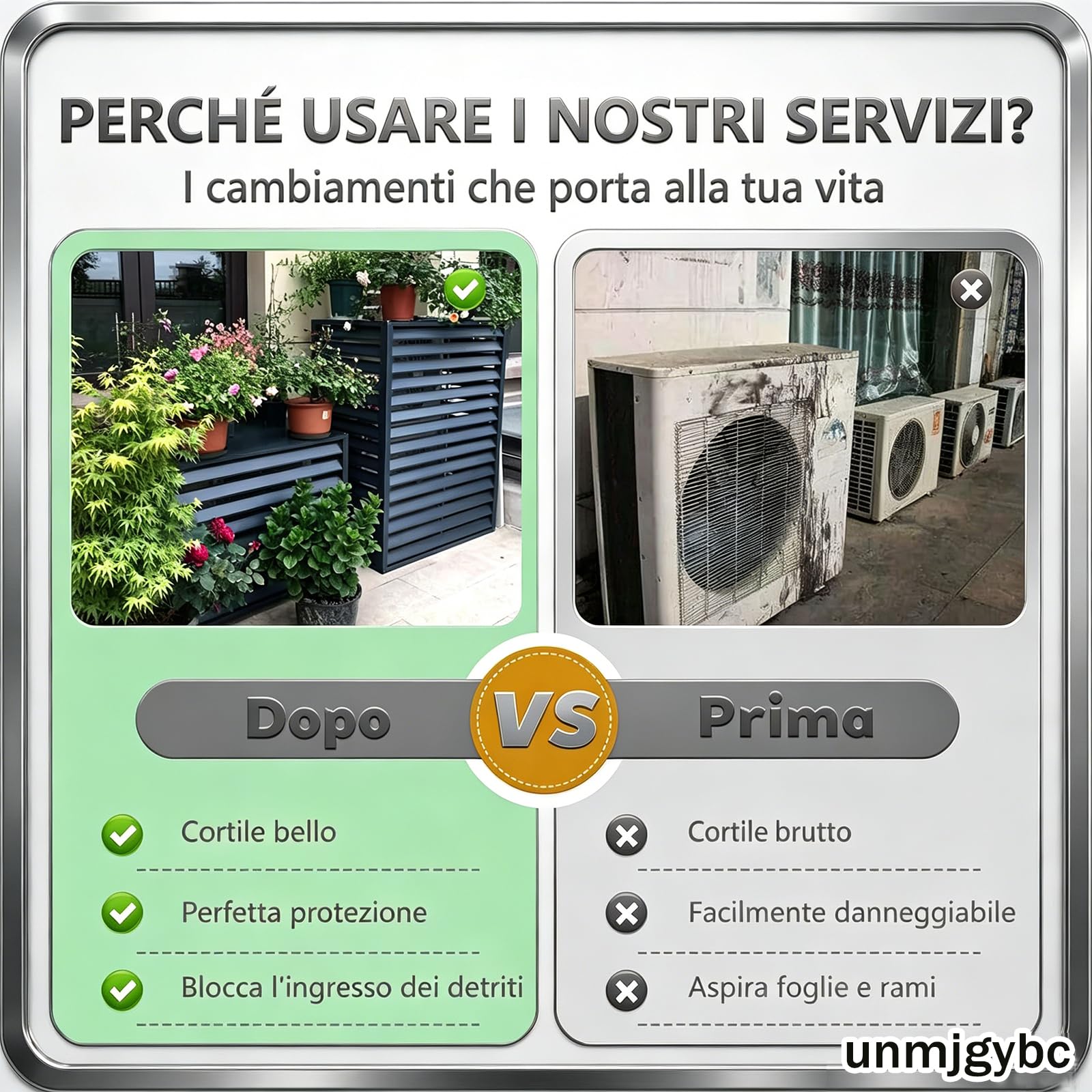 Copri condizionatore da esterno Bianco 100×50×70 (1.5P) - Copertura per condizionatore, bidoni spazzatura e pompe piscina - Resistente al sole e alla pioggia