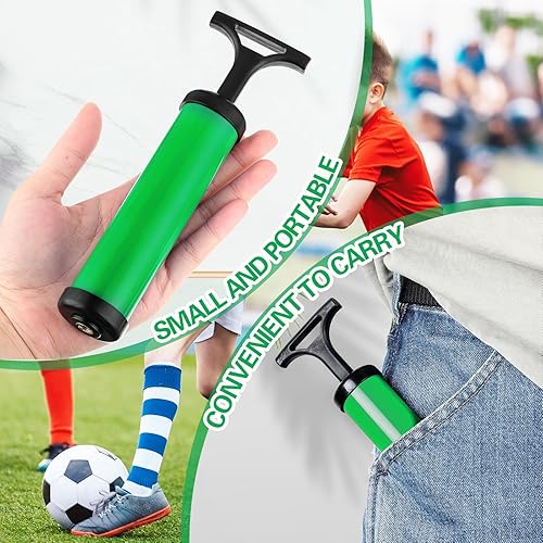 Miniatura 7 de Reginary Bomba de bola para pelotas deportivas, con aguja y manguera de extensión, a granel para baloncesto, fútbol, voleibol