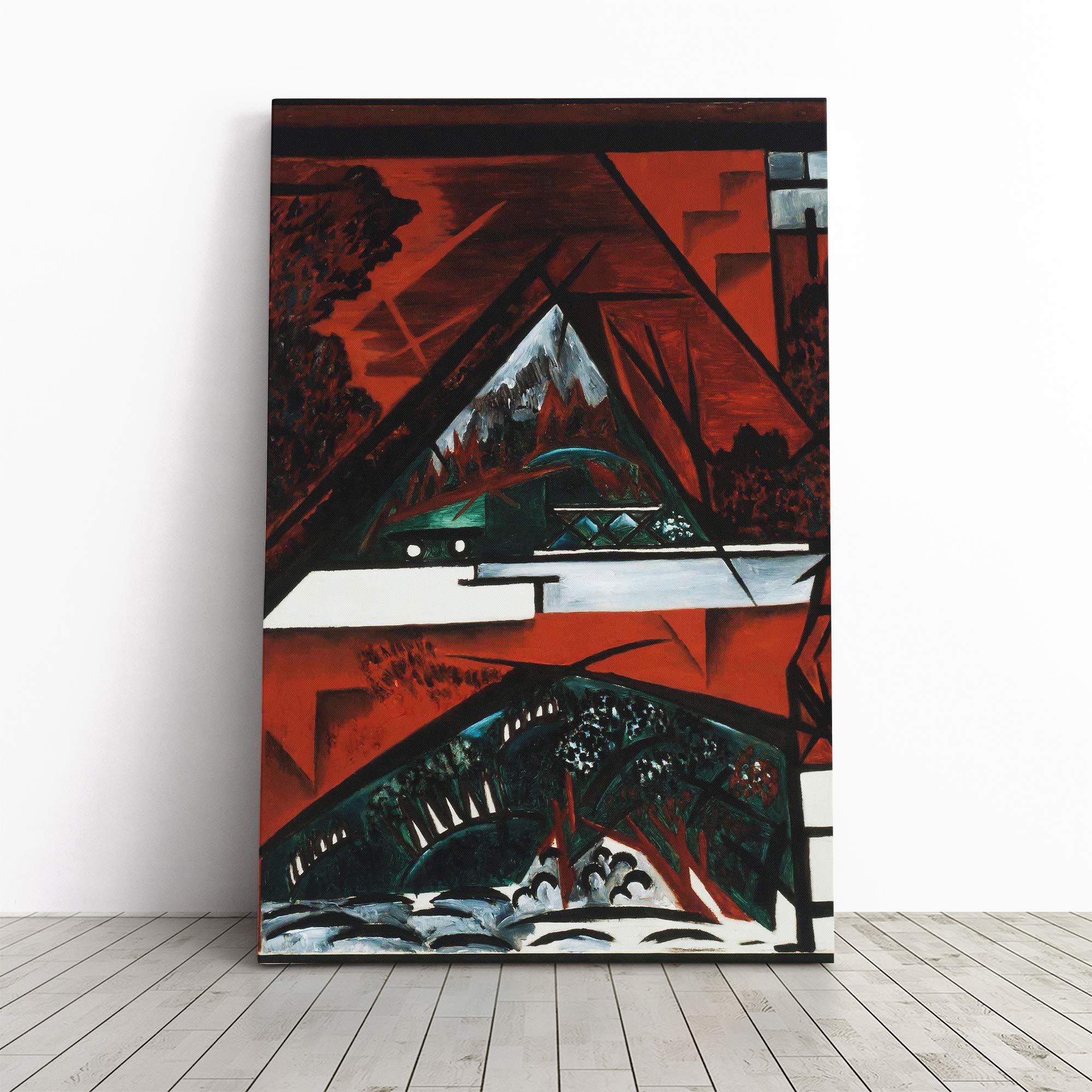 Ilya Chashnik Canvas Print | Gallery Wrapped 30mm Frame Wall Art | 30x20 inches | Ready to Hang | Abstract Picture | Living Room Bedroom Lounge Office