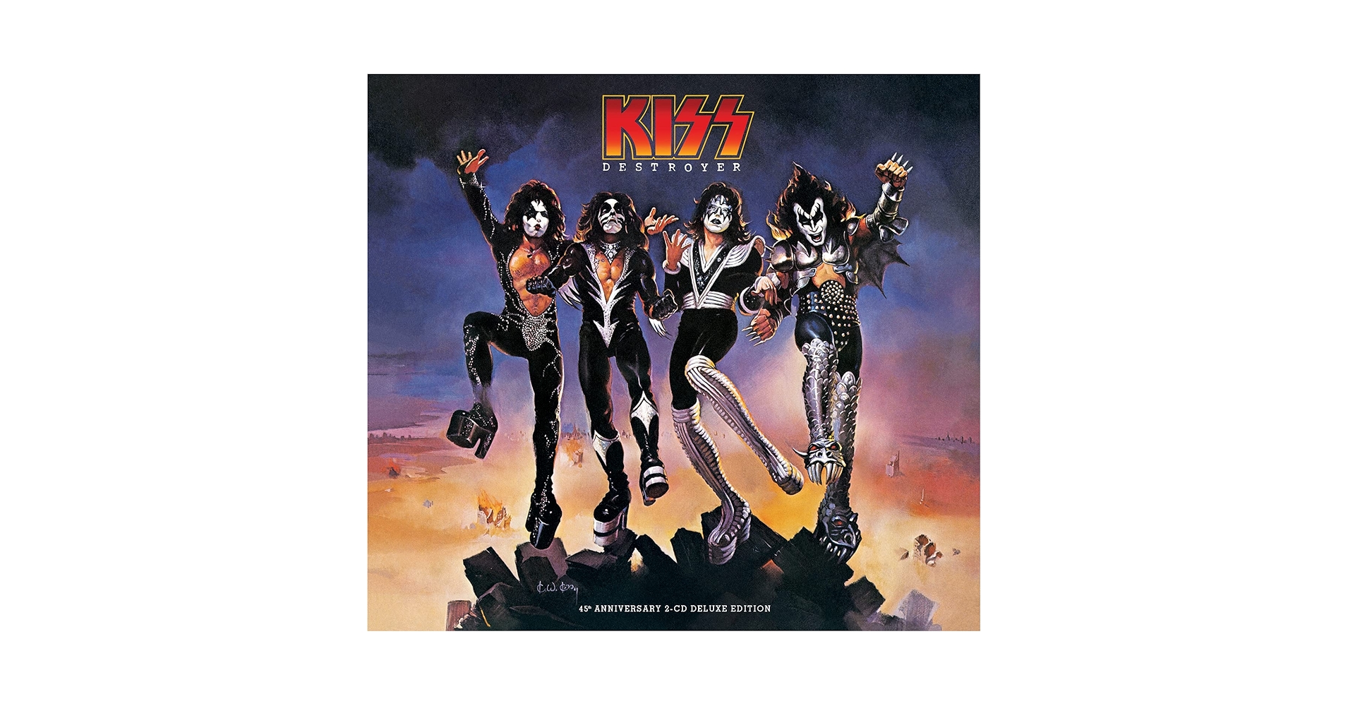 KISS Destroyer サイン入り CD Kiss: Destroyer CD Album Insert Signed by Band Members Gene