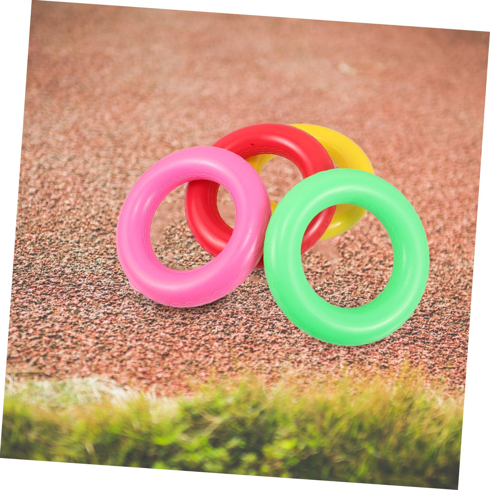 Juguete de Anillo Colorido 4 Piezas de Látex para Niños