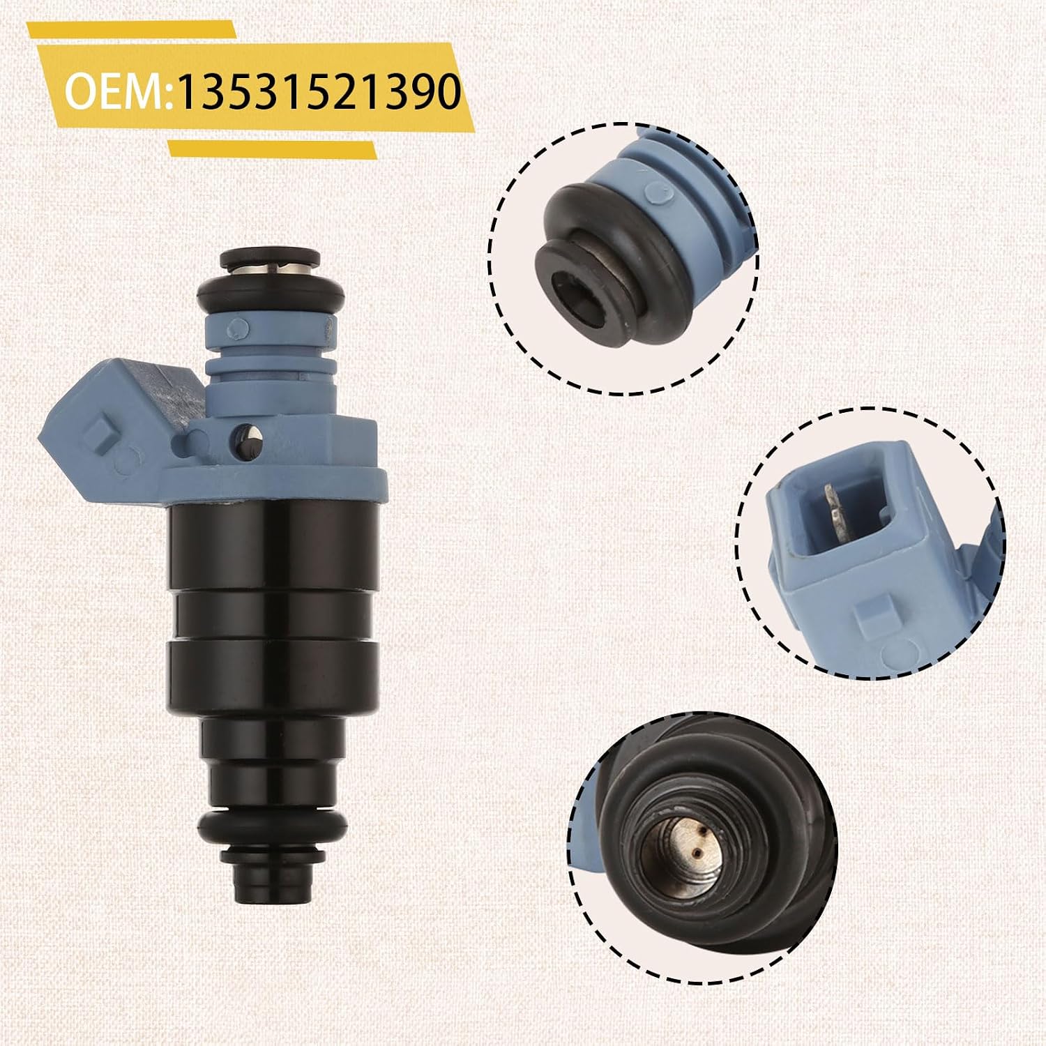 (Set of 4) Cooper S 1.6 Supercharged Fuel Injectors,Compatible with/Mini 2002-2008 Cooper S 1.6L R53 R52