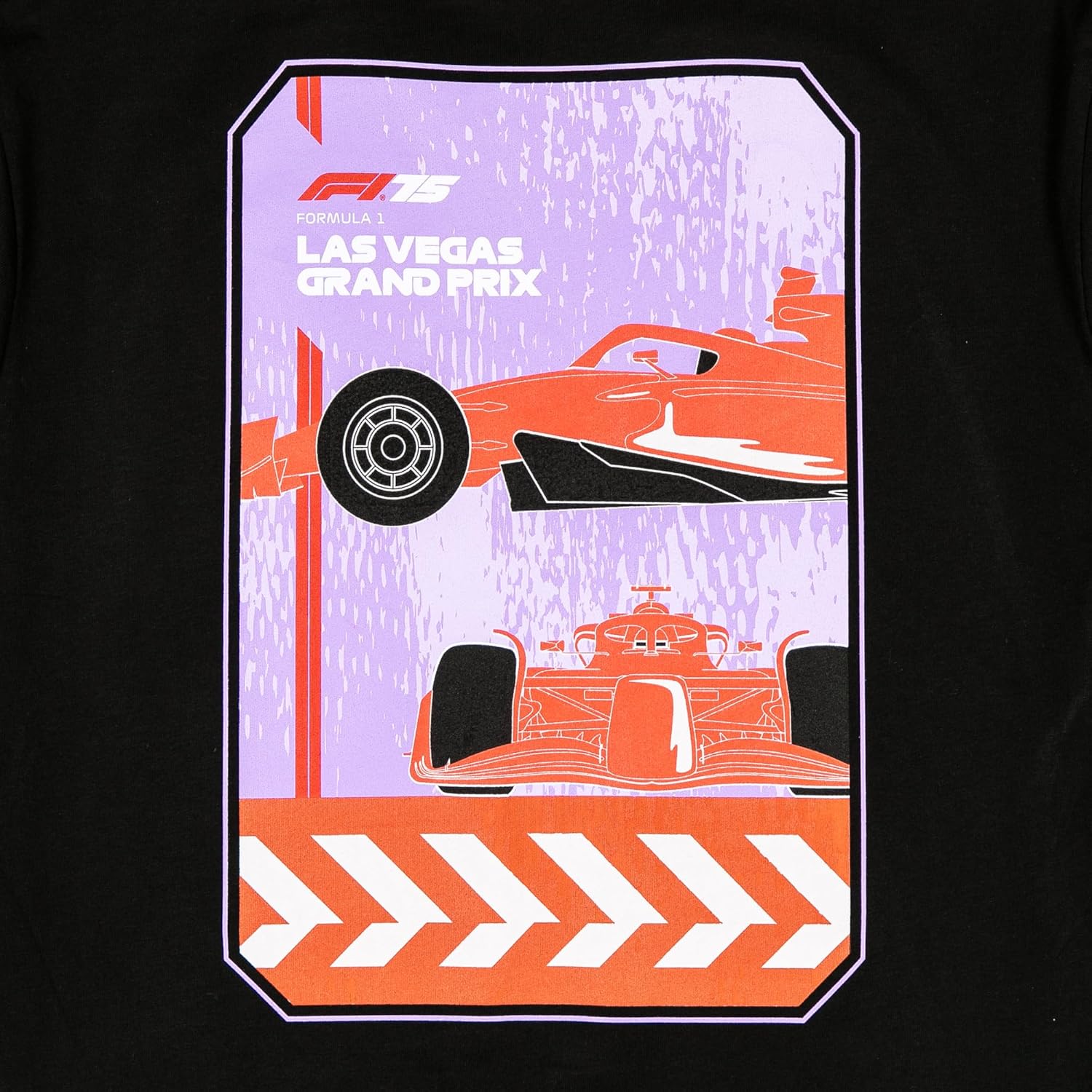 F1 Las Vegas Grand Prix Men's Block Classic Fit Short Sleeve T-Shirt - Image 4
