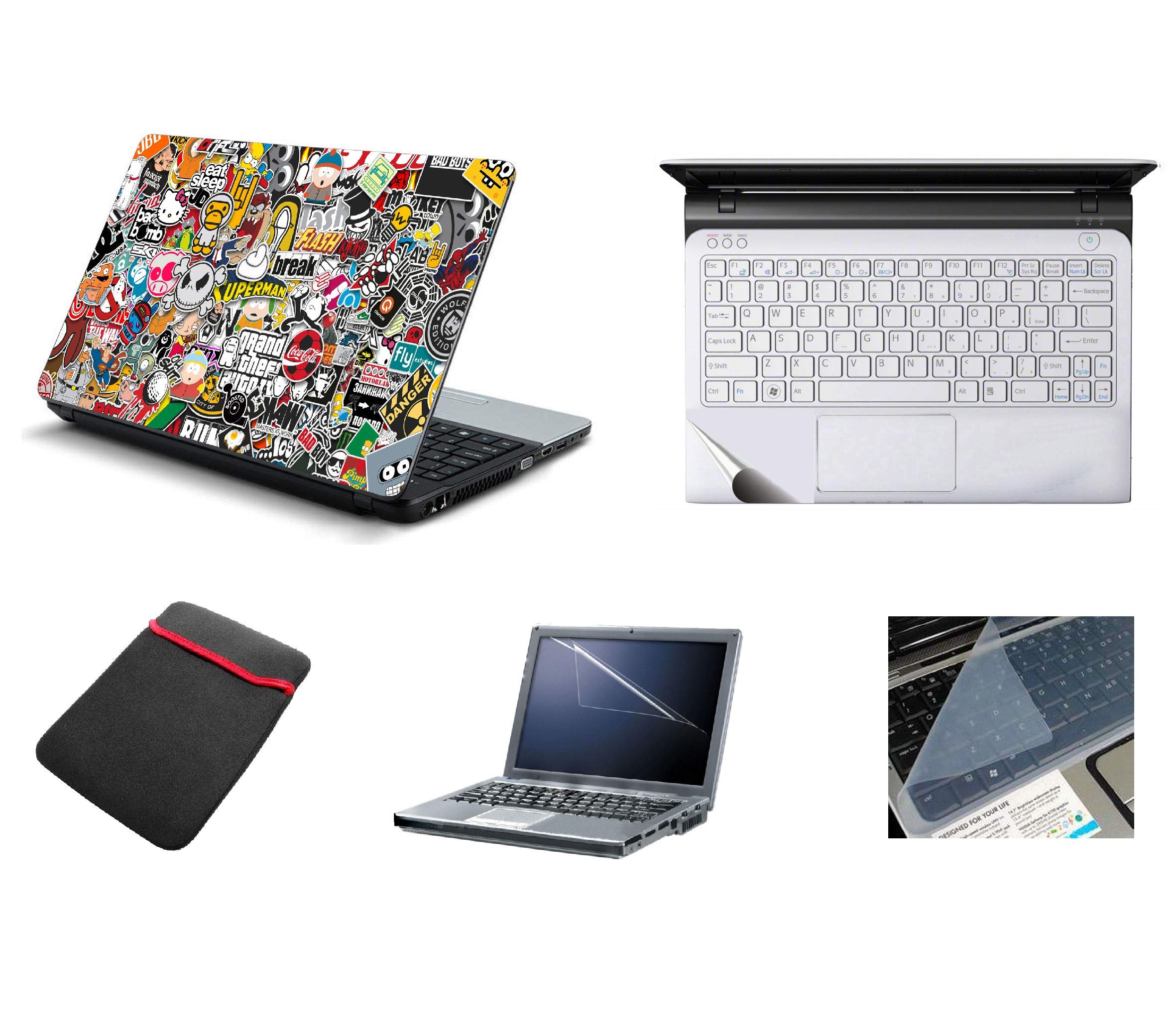 See full amazon price history chart for Namo Arts 5in1 Laptop Accessories 15.6 inch - Laptop Skins with Laptop Sleeve, Laptop Screen Protector, Keyboard Protector and Trackpad Skin for All Laptop- Notebook Sticker Bomb Namo Arts 5in1 Laptop Accessories 15.6 inch - Laptop Skins with Laptop Sleeve, Laptop Screen Protector, Keyboard Protector and Trackpad Skin for All Laptop- Notebook Sticker Bomb (B074LWG3PM) Amazon Price History, Amazon Price Tracker