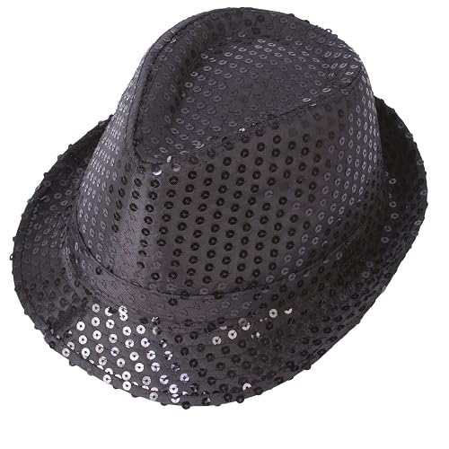 P 'tit payaso sombrero tejido lentejuelas adulto - Borsalino