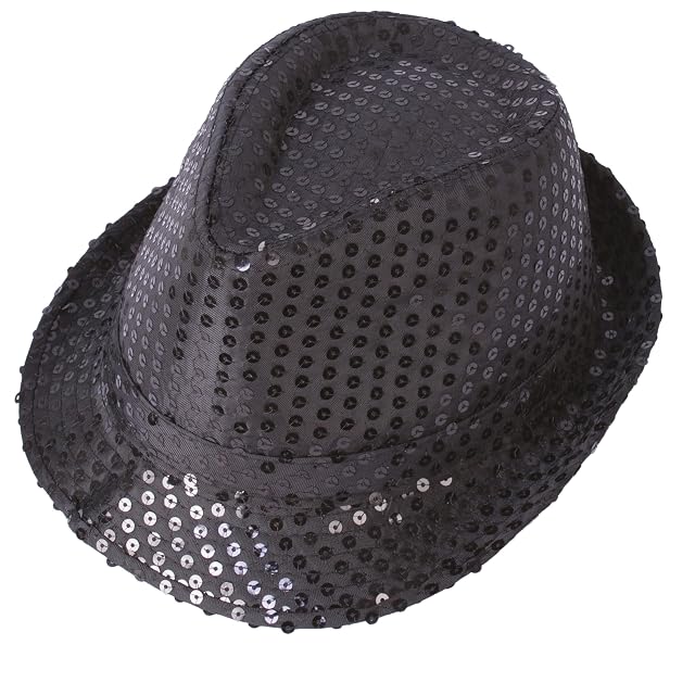 P 'tit payaso sombrero tejido lentejuelas adulto - Borsalino