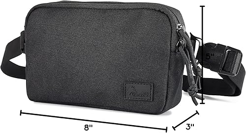 Vista 11 de WOLF TACTICAL Riñonera para hombres - Bolsa para colgar en la cintura oculta Fde Tan