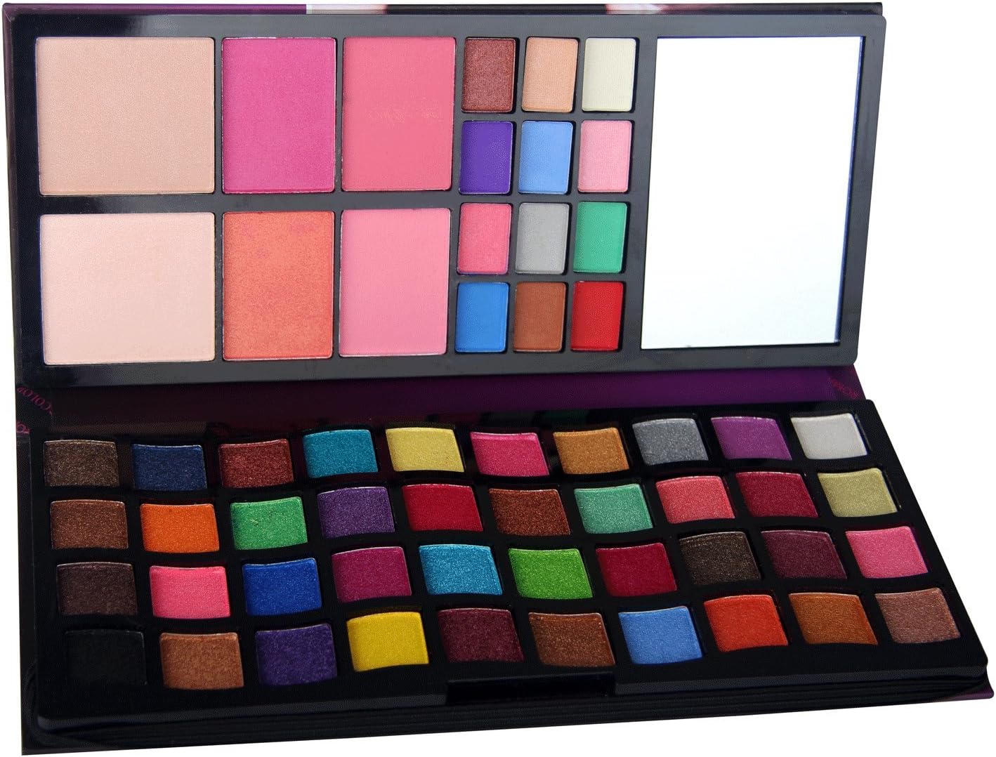 JPNK All in One Professional makeup Palette with 52 Colors Eye shadow 4 Color Blusher 2 Color Pressed Powder