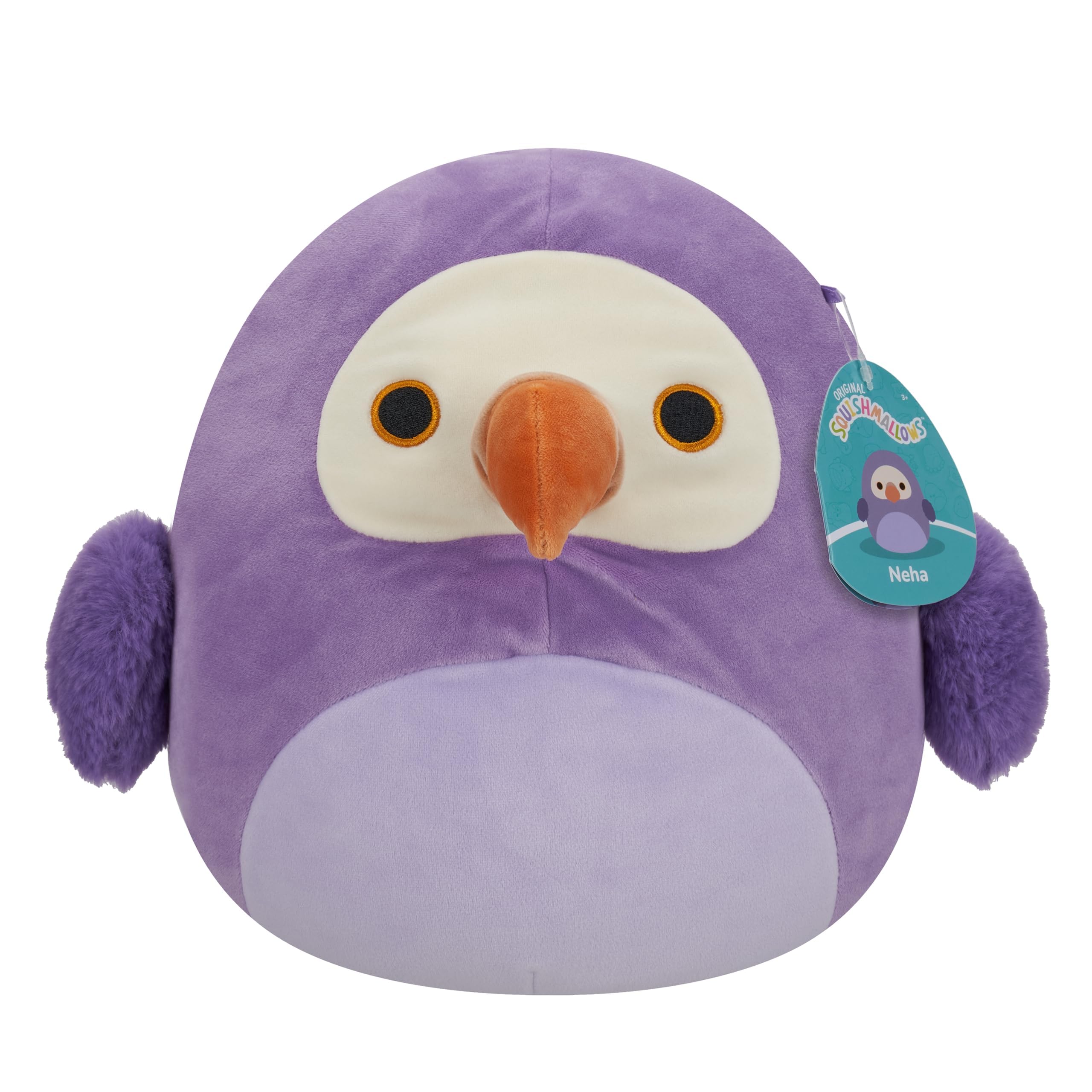 Amazon.com: Squishmallows Original 11in Neha the Purple Dodo Bird