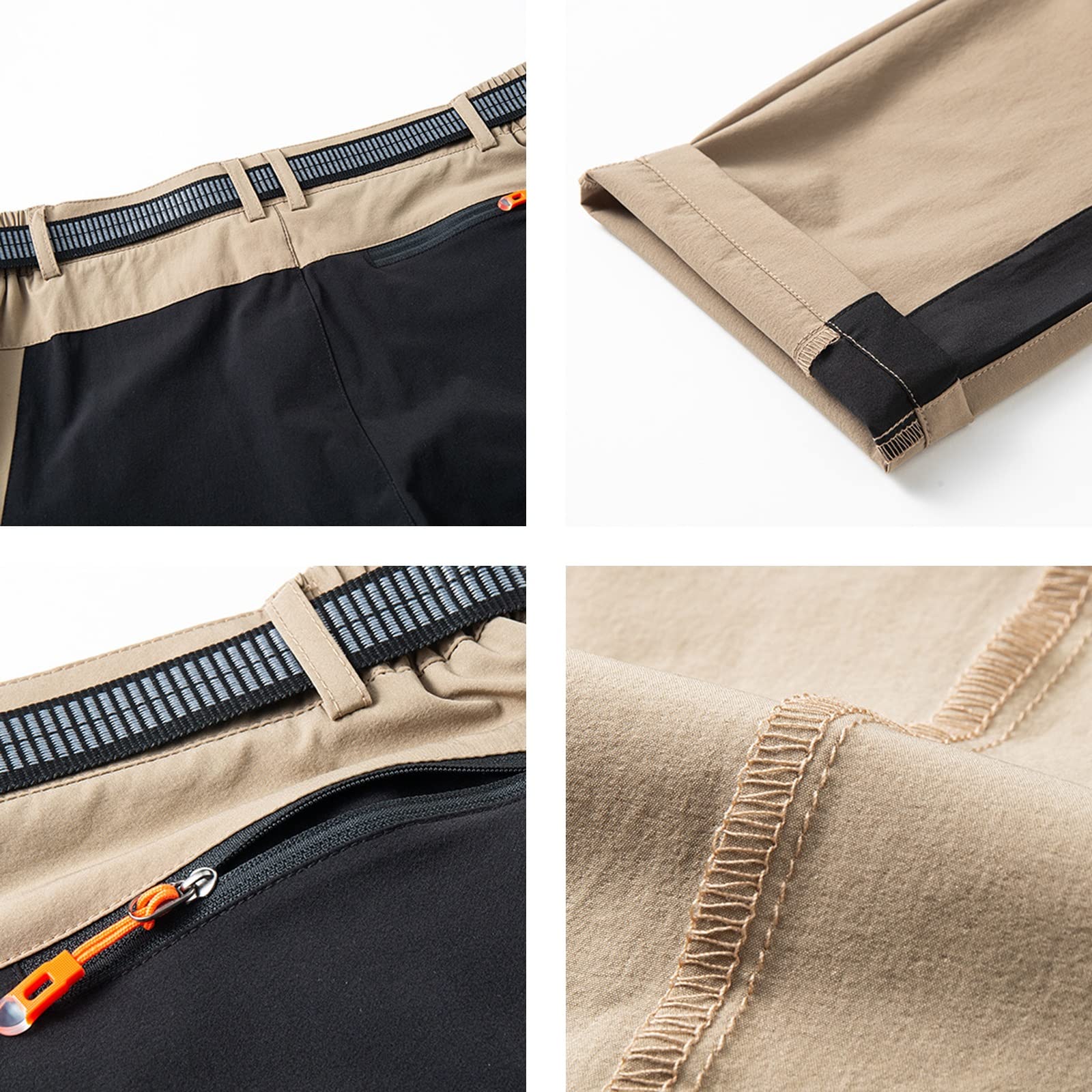G&F Pantalones de Montaña Hombre Impermeables Pantalones Trekking Escalada Senderismo Softshell Transpirable Secado RáPido