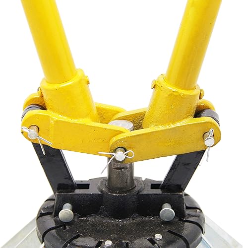 Miniatura 5 de CGOLDENWALL Abrazadera de sellado, máquina taponadora y prensadora de tapa, máquina de sellado manual, abrazadera de glándula para cubo de pintura