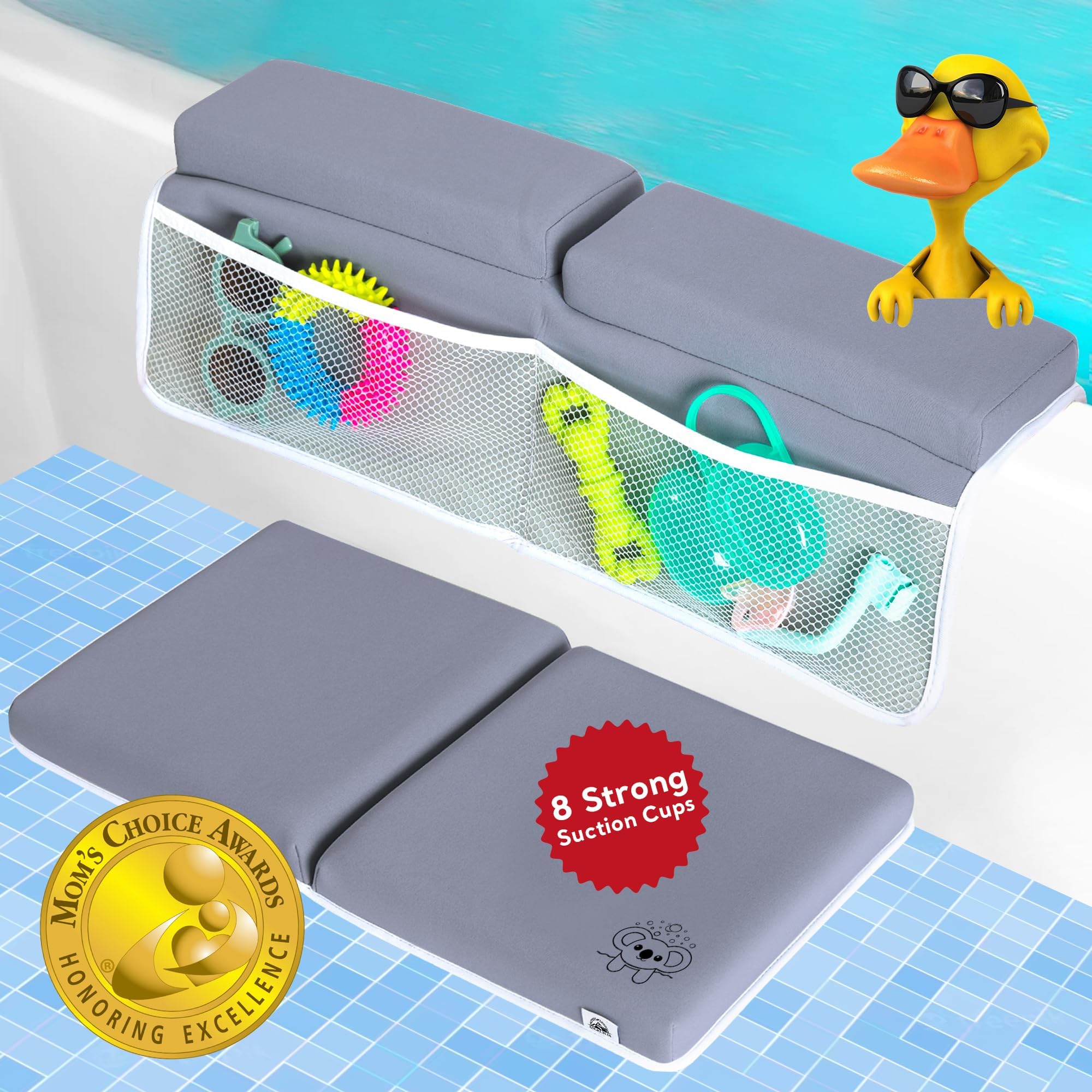 ANGELYCIA Baby Bath Kneeler and Elbow Rest Pad Set 1.5