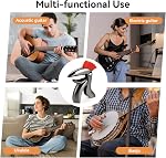 Guitar Capo for Acoustic and Electric Guitars, Alloy Bird Shape Acoustic Guitar Capo, Capo for 6 String Guitars, Bass,Mandolin, Ukulele Metal Capo Acoustic Capo Guitar Clamp(Bright Black)
