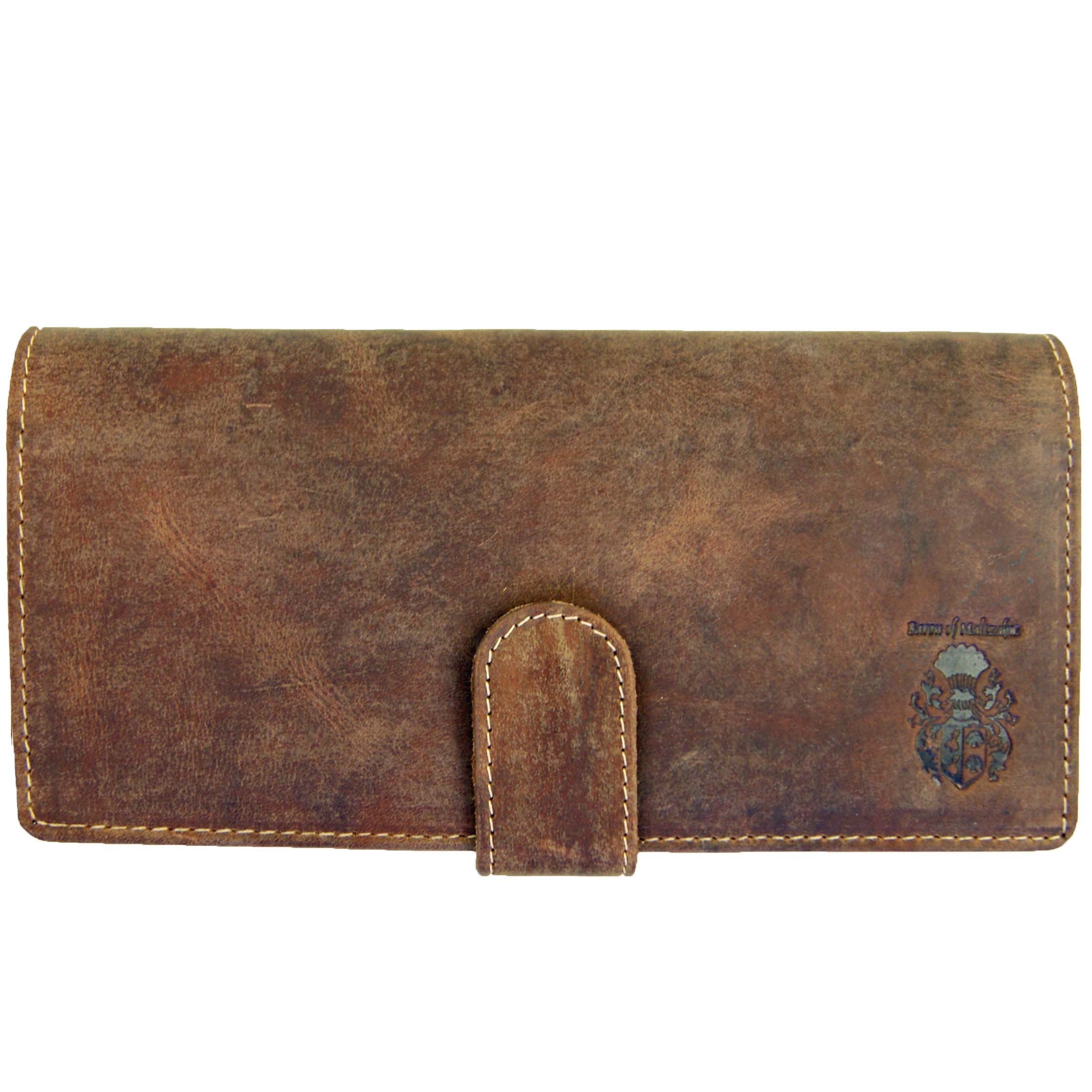 BARON of MALTZAHN Wallet with iPhone Compartment BERGGRUEN Leather Brown