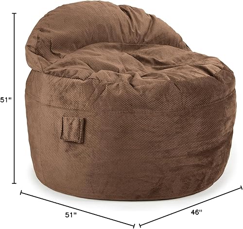 Miniatura 3 de CordaRoy's Chenille Nest - Puf de chenilla, silla convertible se pliega de silla a cama, como se ve en Shark Tank, expreso, King