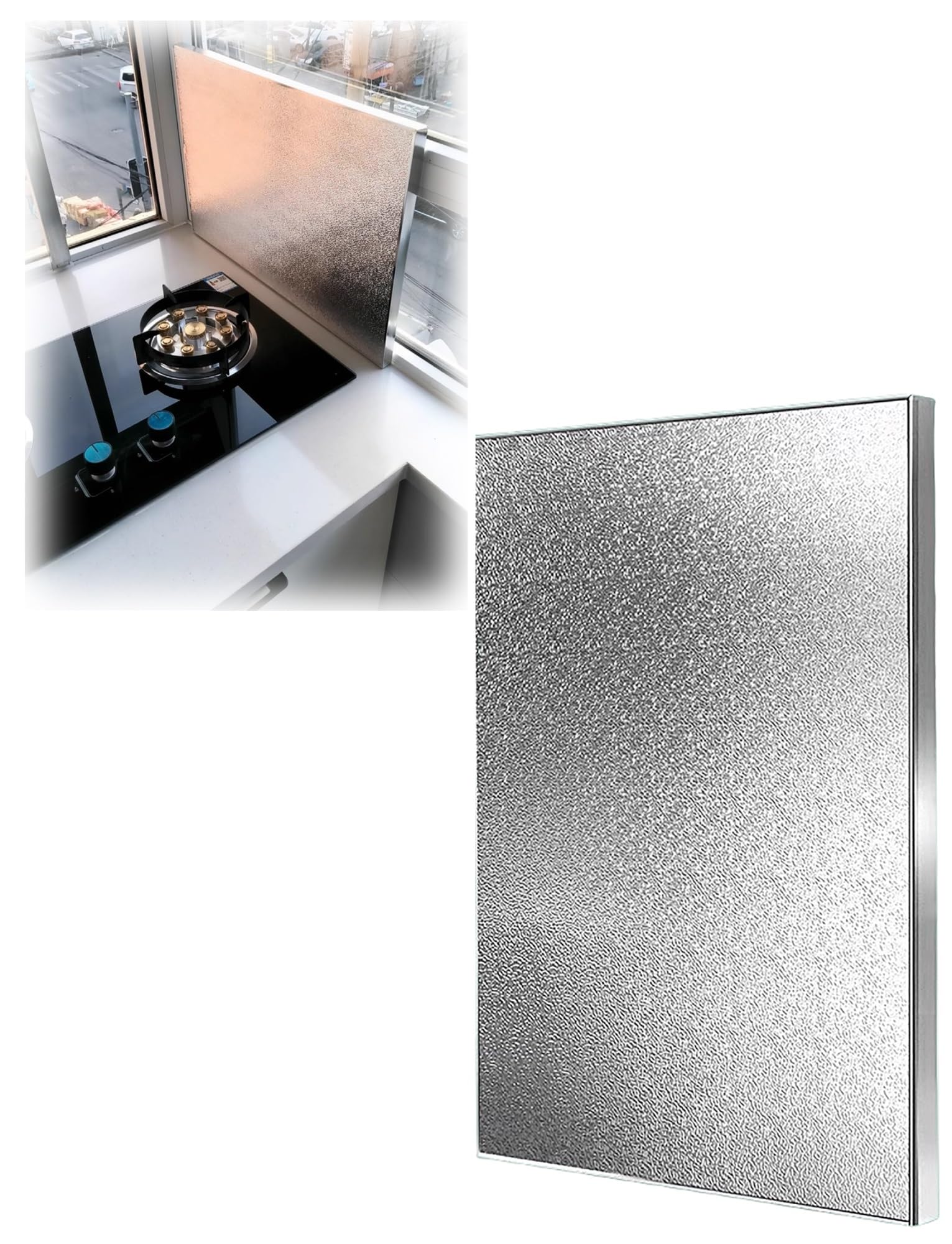 Panneau de protection thermique alu résistant à la chaleur et à l'huile pour cuisine