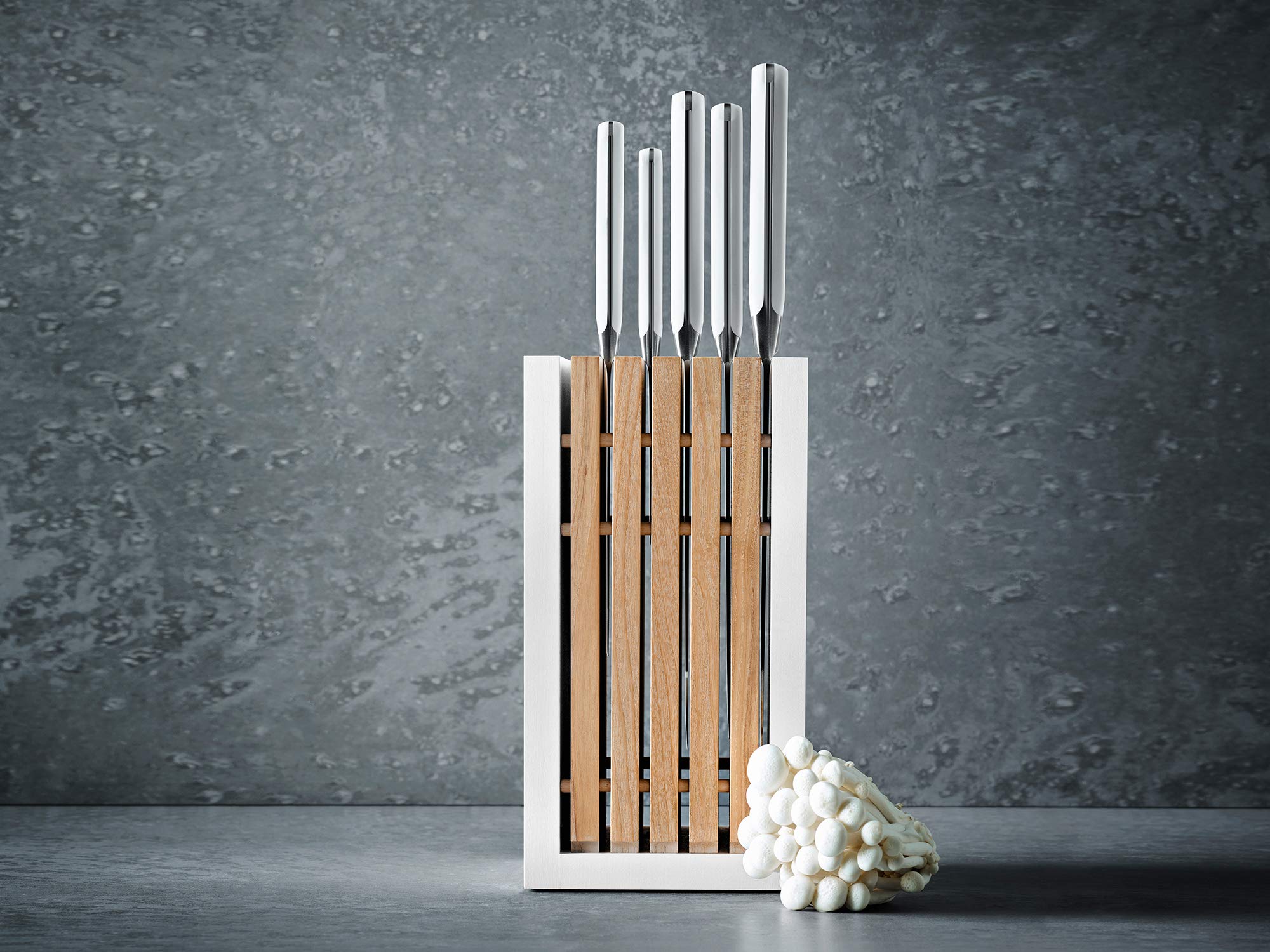 WÜSTHOF Classic White blok na noże z 5 artykułami