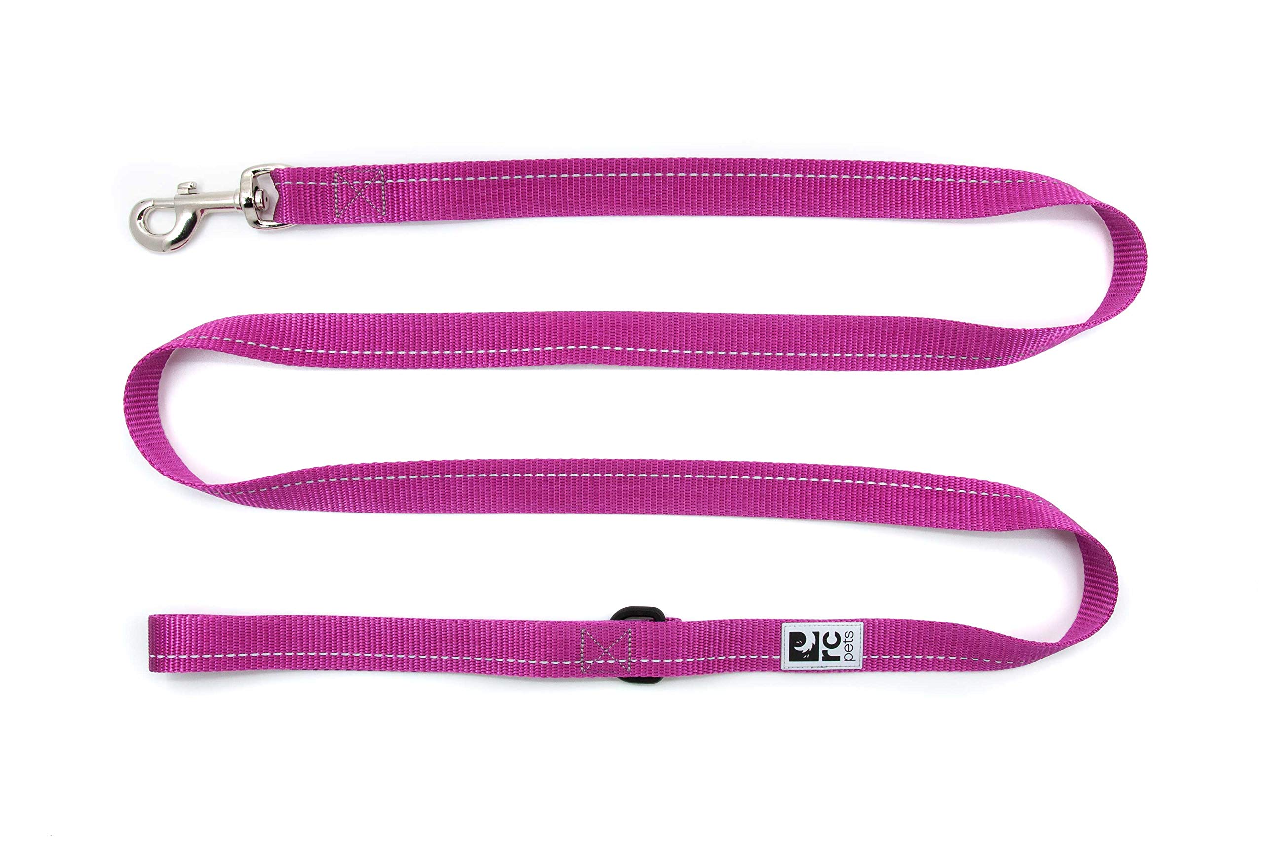 RC Pets Primary Collection 3/4" x 6' Dog Leash, Mulberry