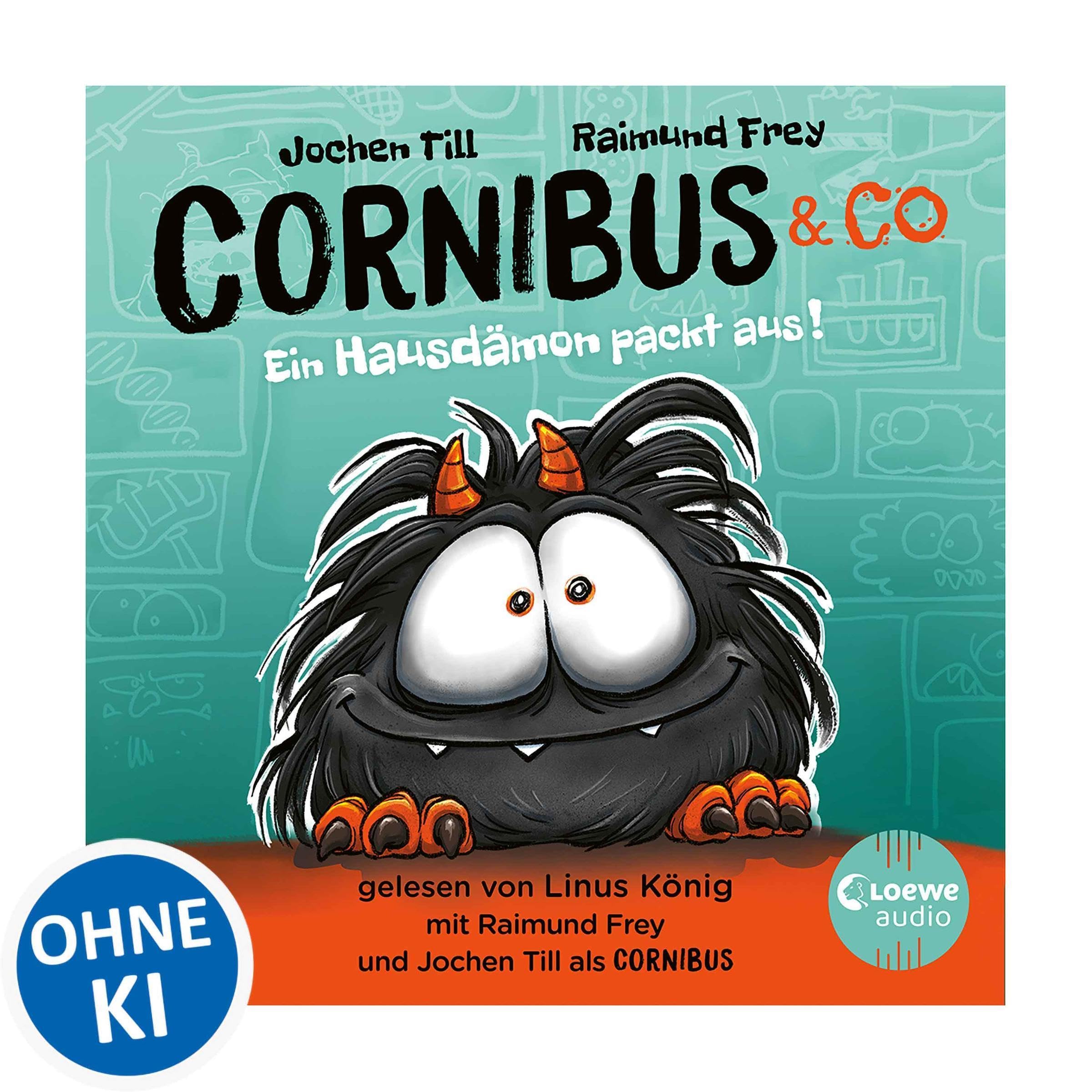 Cover art for Ein Hausdämon packt aus! Lustiges Hörspiel für Kinder ab 10 Jahren