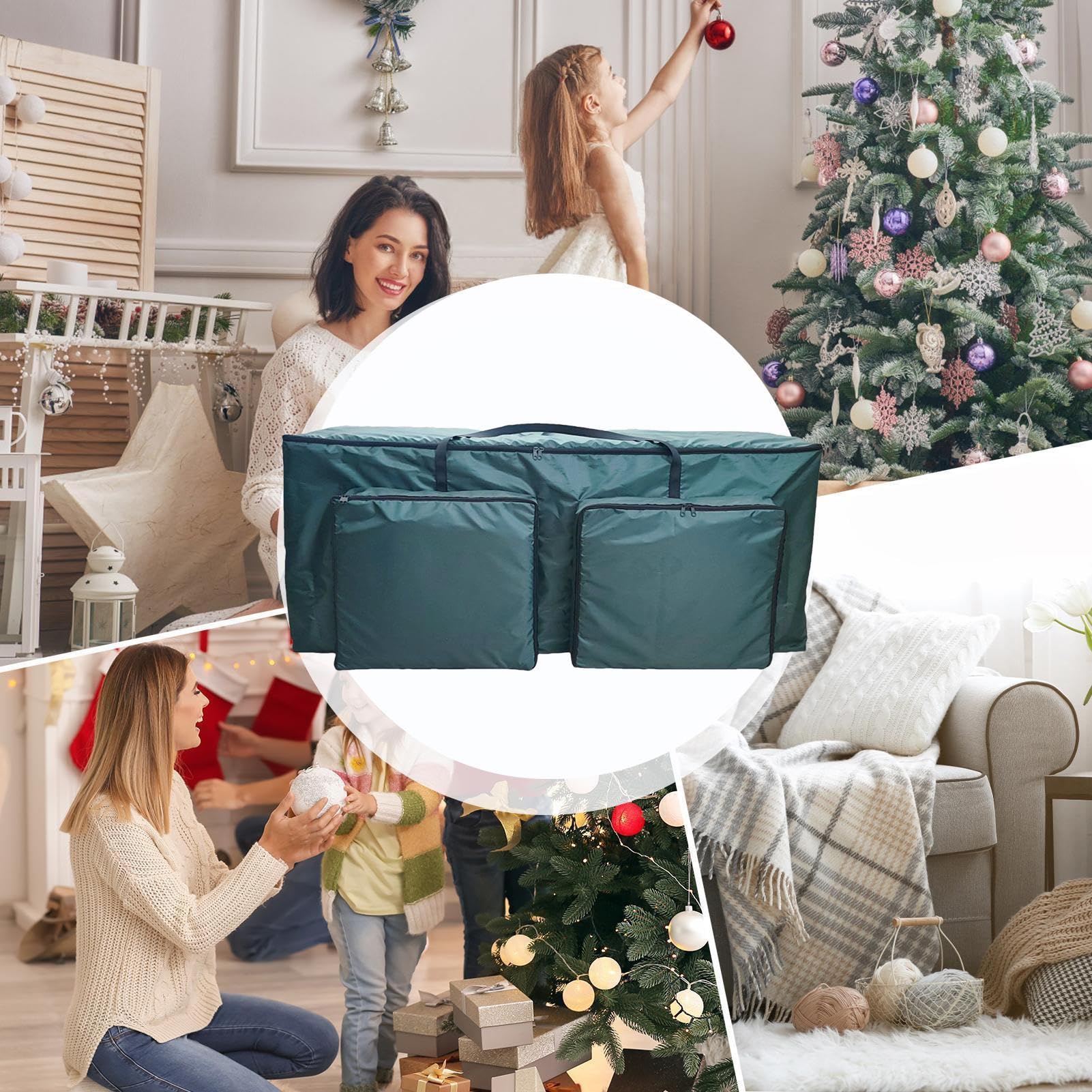 Amazon.co.jp: クリスマスツリー収納バッグ - 再利用可能なツリー