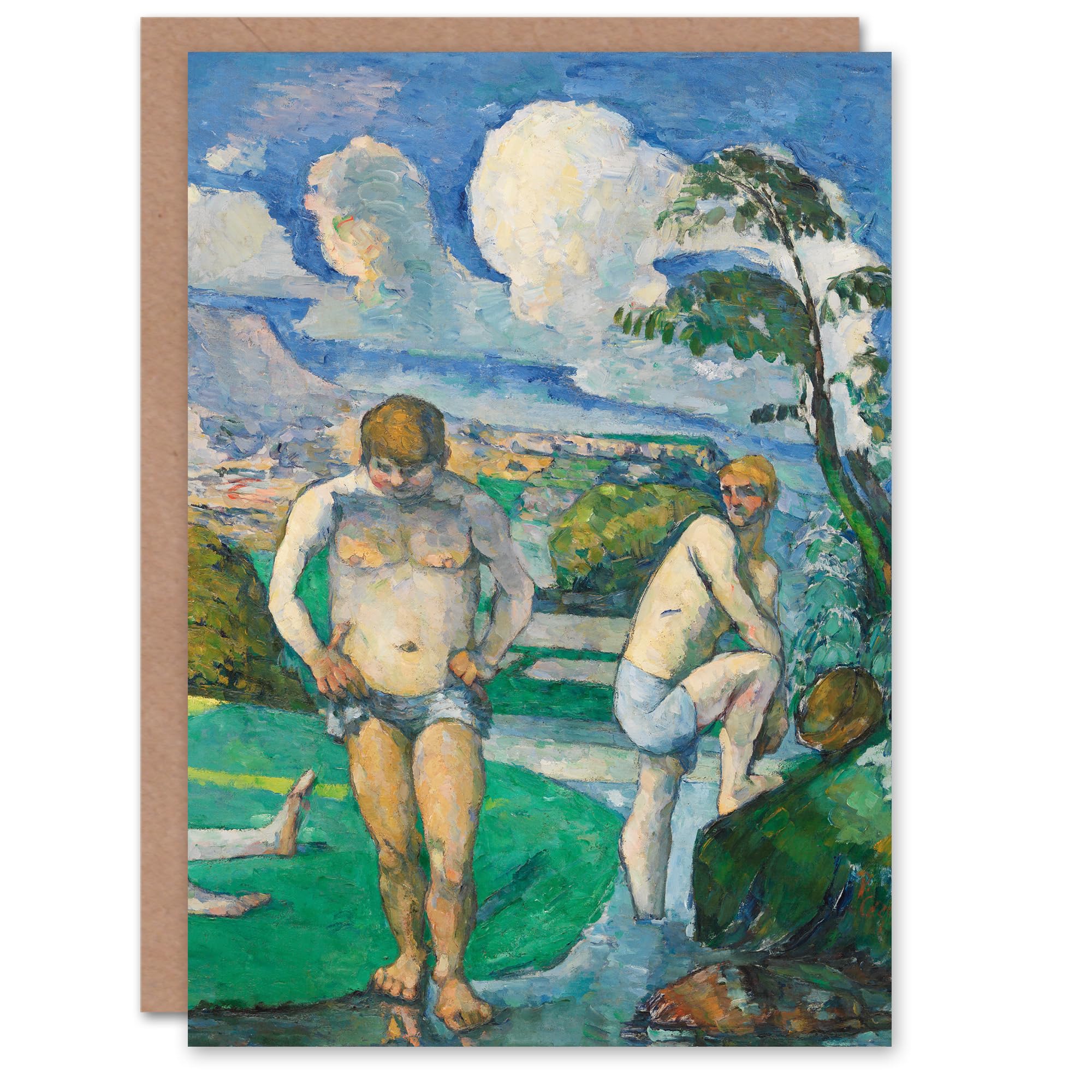 Artery8 Paul Cezanne Art Card Bathers at Rest Oil Painting